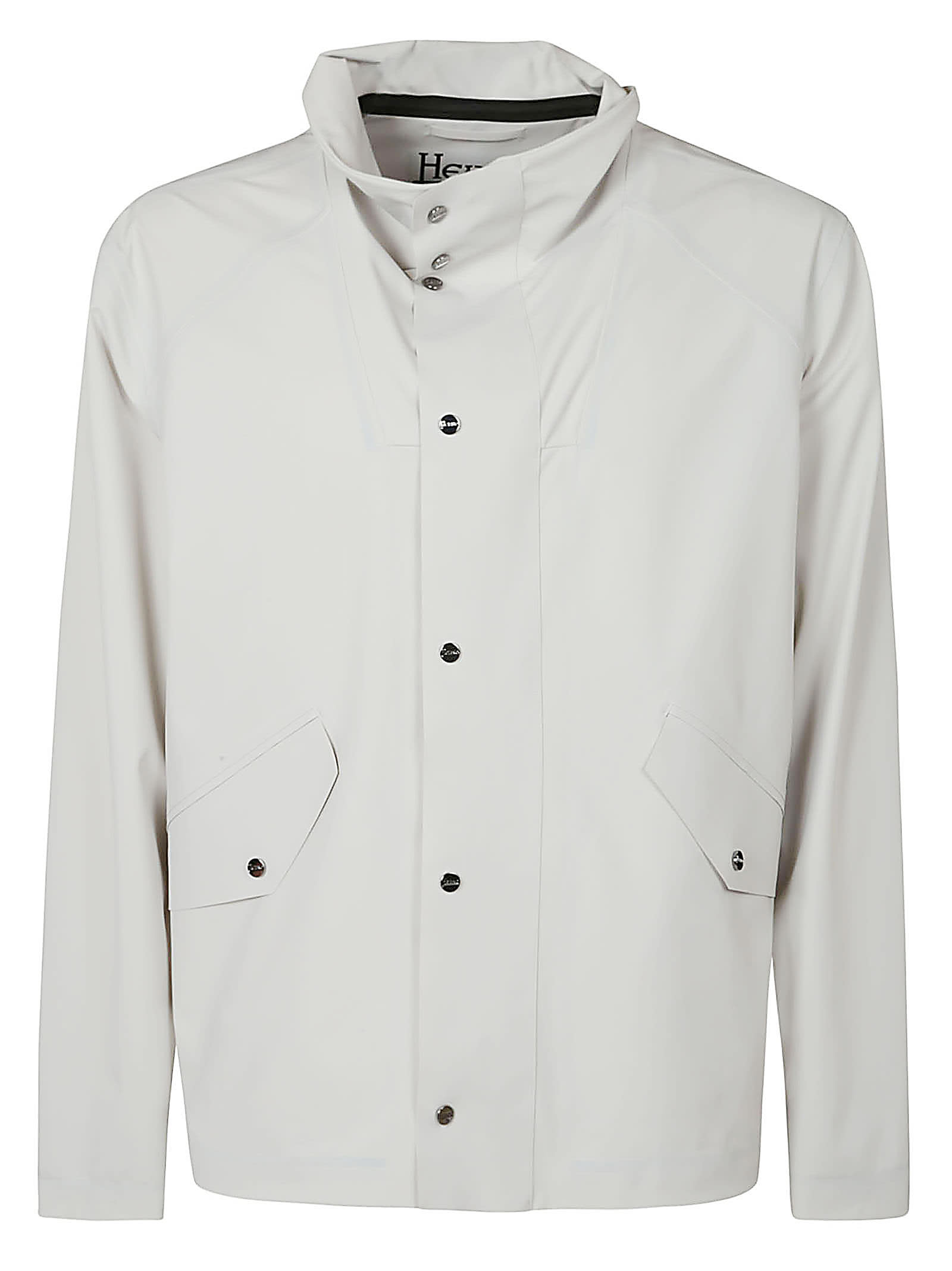 Classic Side Pockets Buttoned Jacket