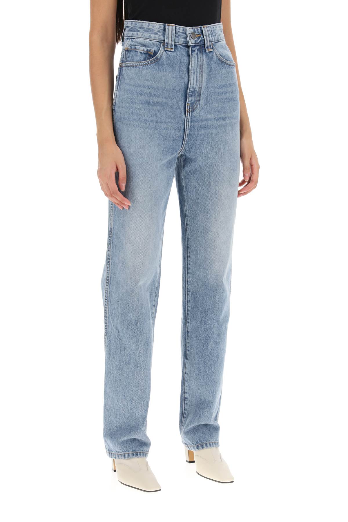 KHAITE ALBI STRAIGHT-CUT JEANS