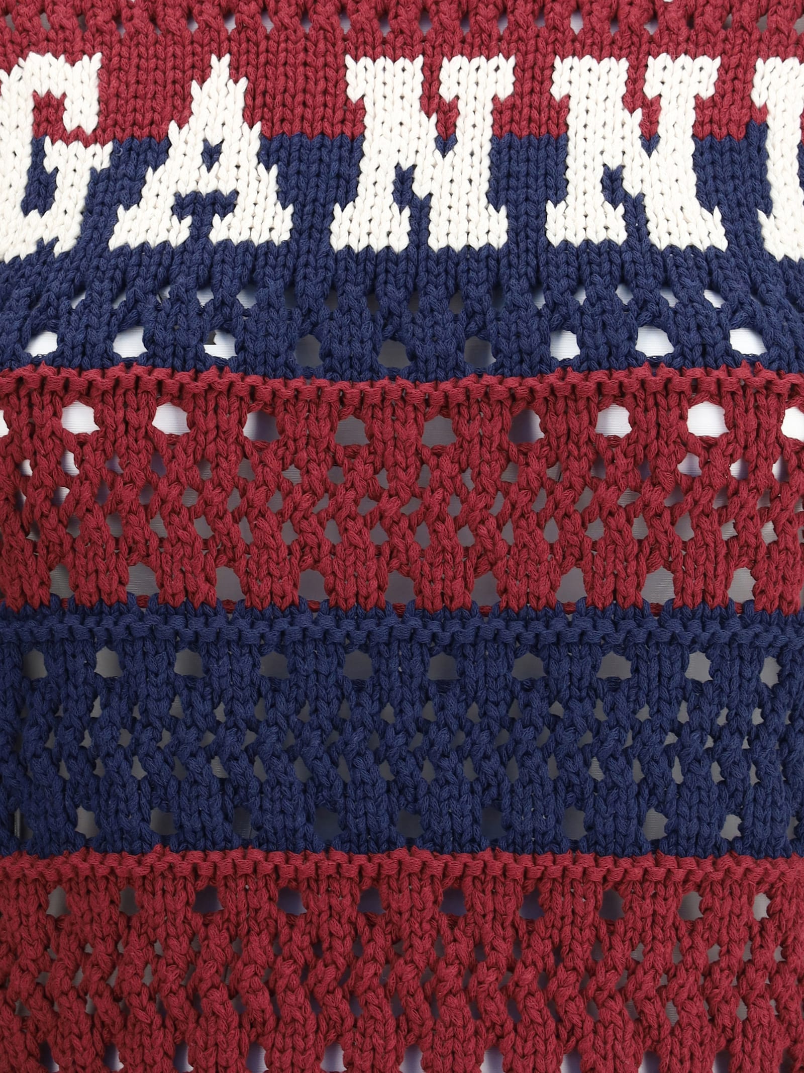 Ganni Multicolor Cotton And Polyester Vest In Multi