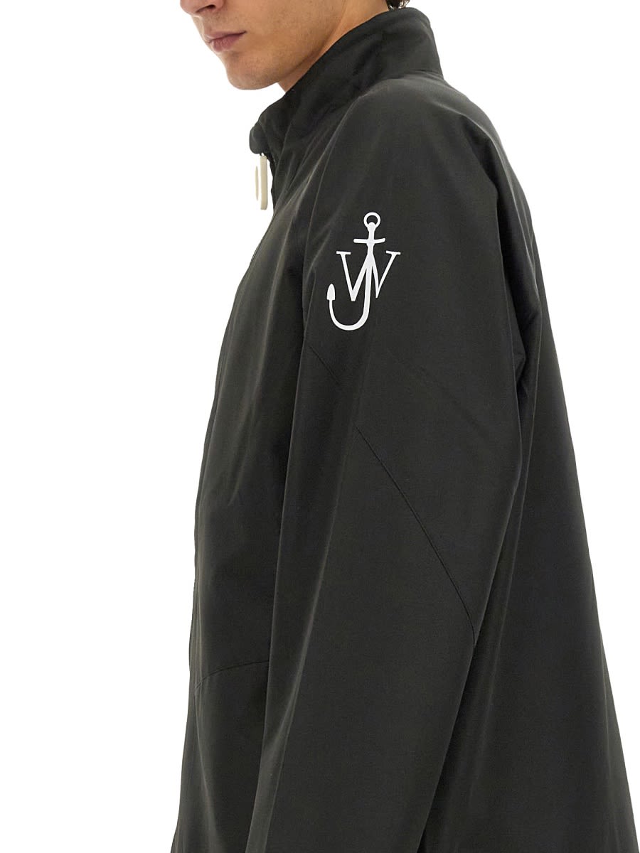 Shop Jw Anderson Jacket With Logo In Black