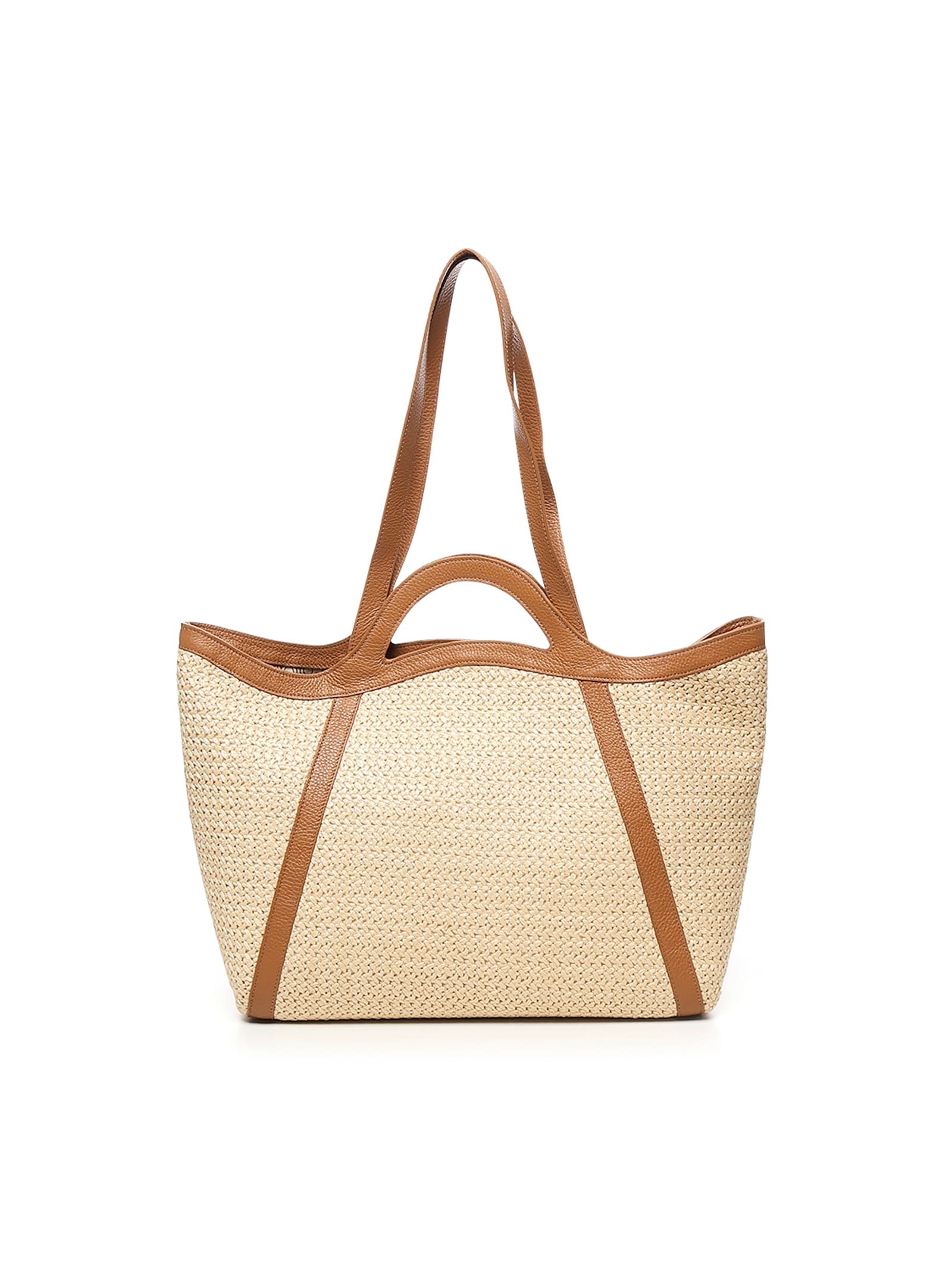 Coccinelle Amalia Crochet And Leather Tote Bag