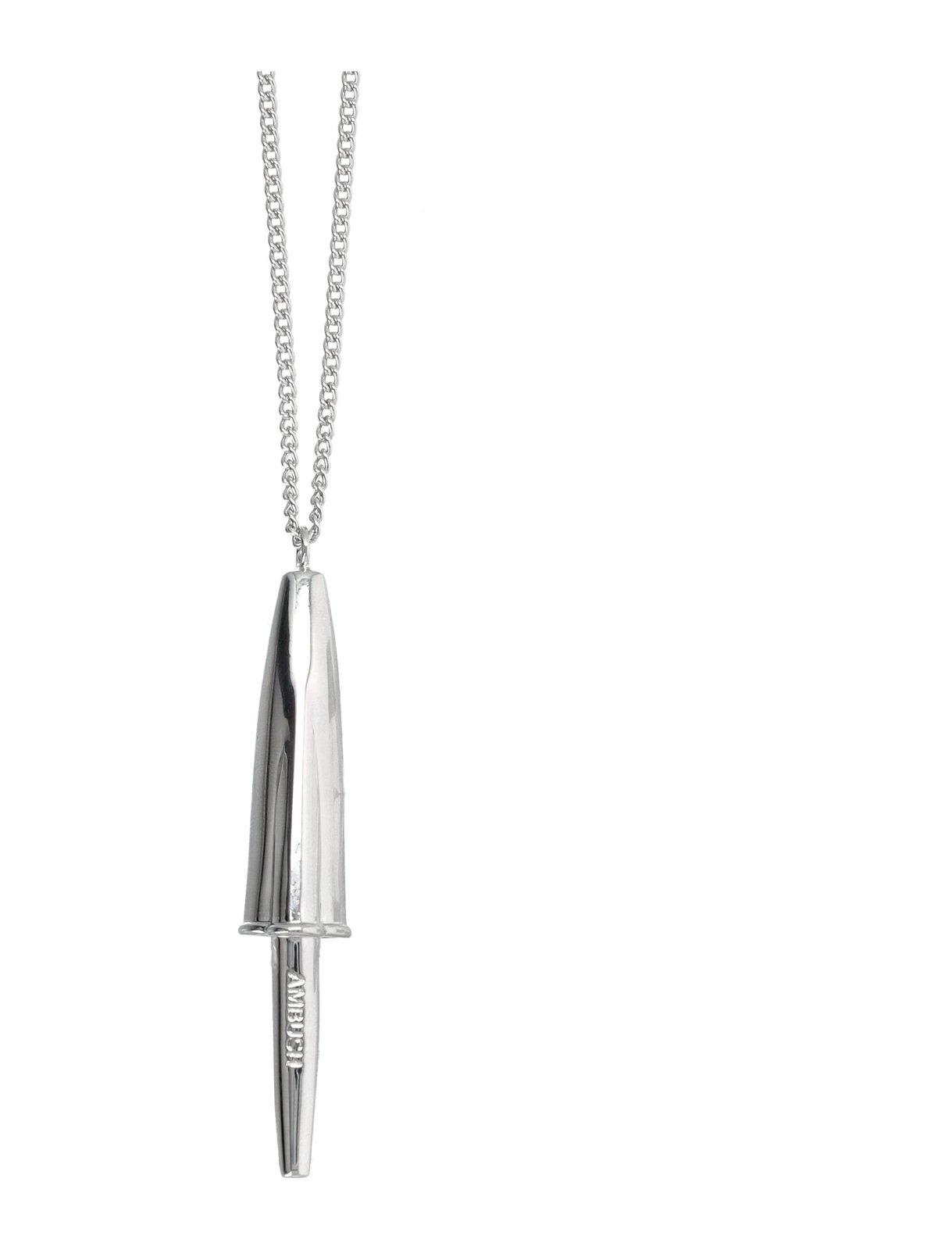Shop Ambush Pen Cap Necklace In Silver