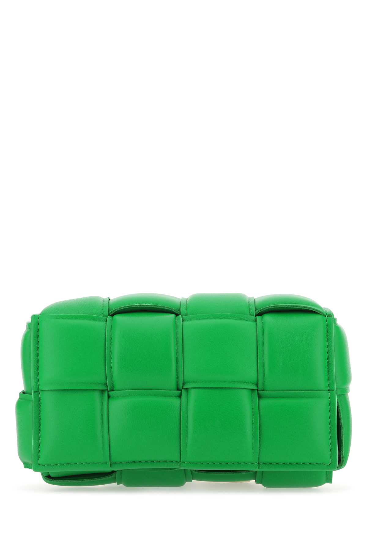 Bottega Veneta Grass Green Nappa Leather Padded Cassette Belt Bag