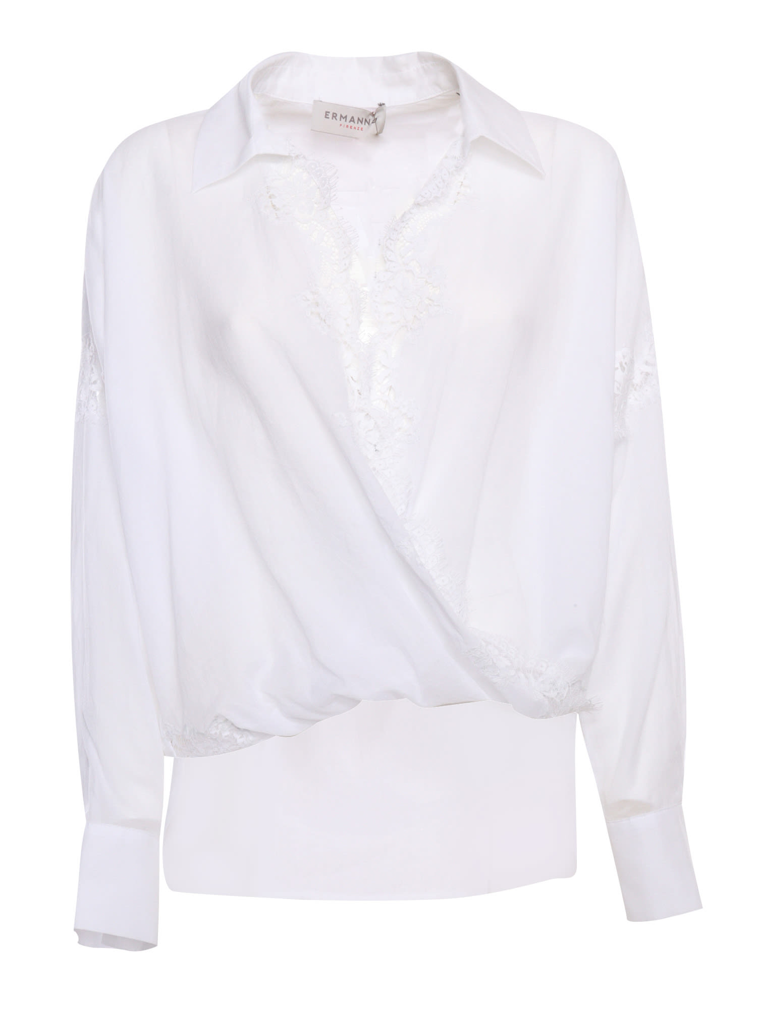 Shop Ermanno Ermanno Scervino White Shirt