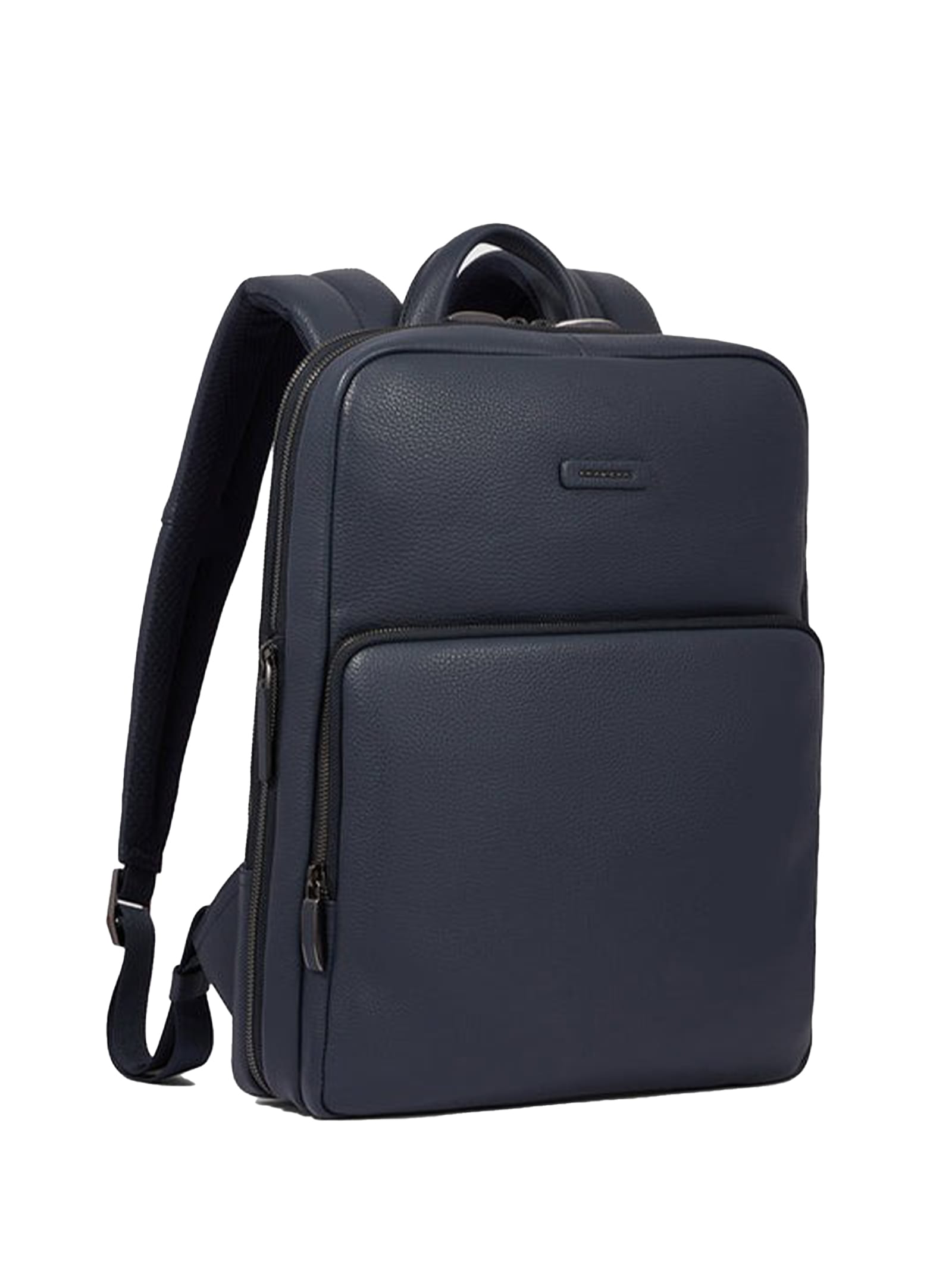 Shop Piquadro Slim 14 Laptop Backpack In Blu