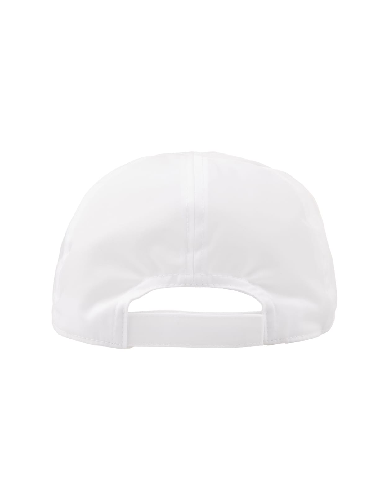Shop Kiton White Nylon Baseball Hat With Logo