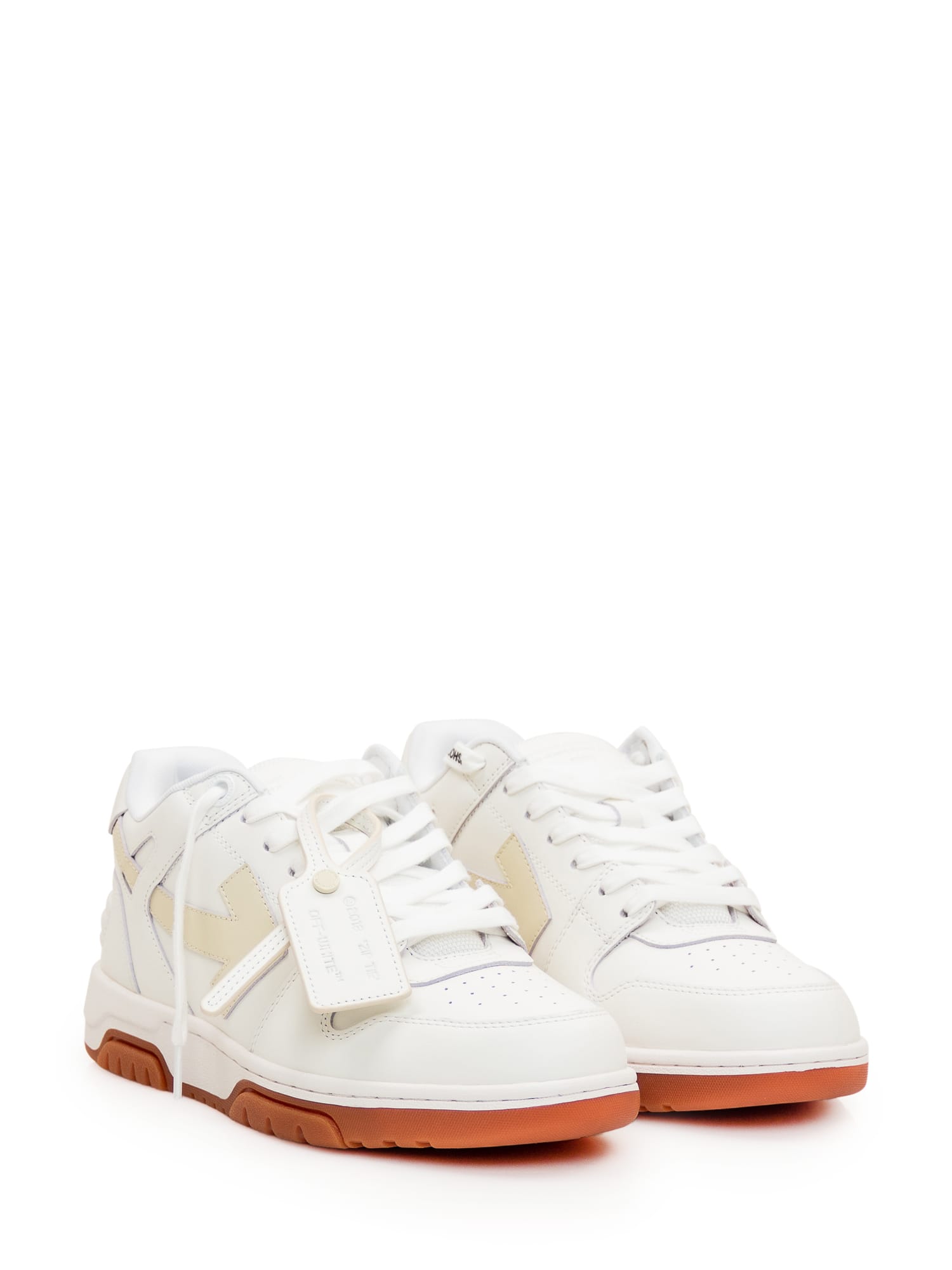 Off-white Out Of Office Low-top Sneakers In White Beige
