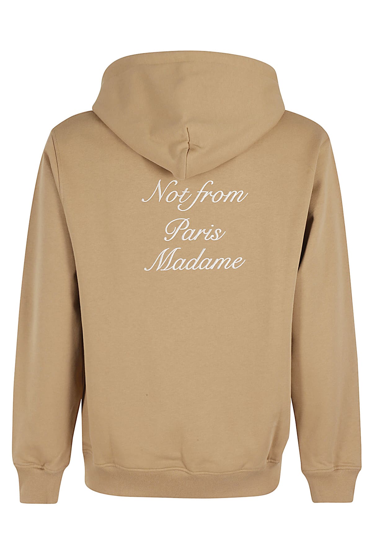 Shop Drôle De Monsieur Le Hoodie Slogan Calligraphy In Ibn Ice Brown