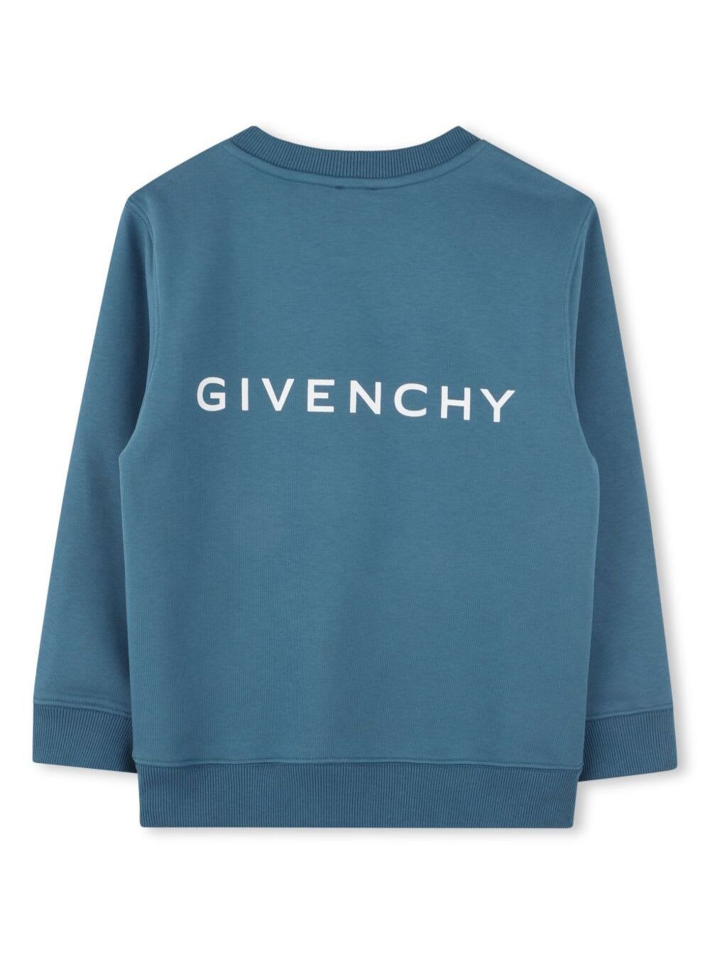 Givenchy Kids Sweatshirt In Blu