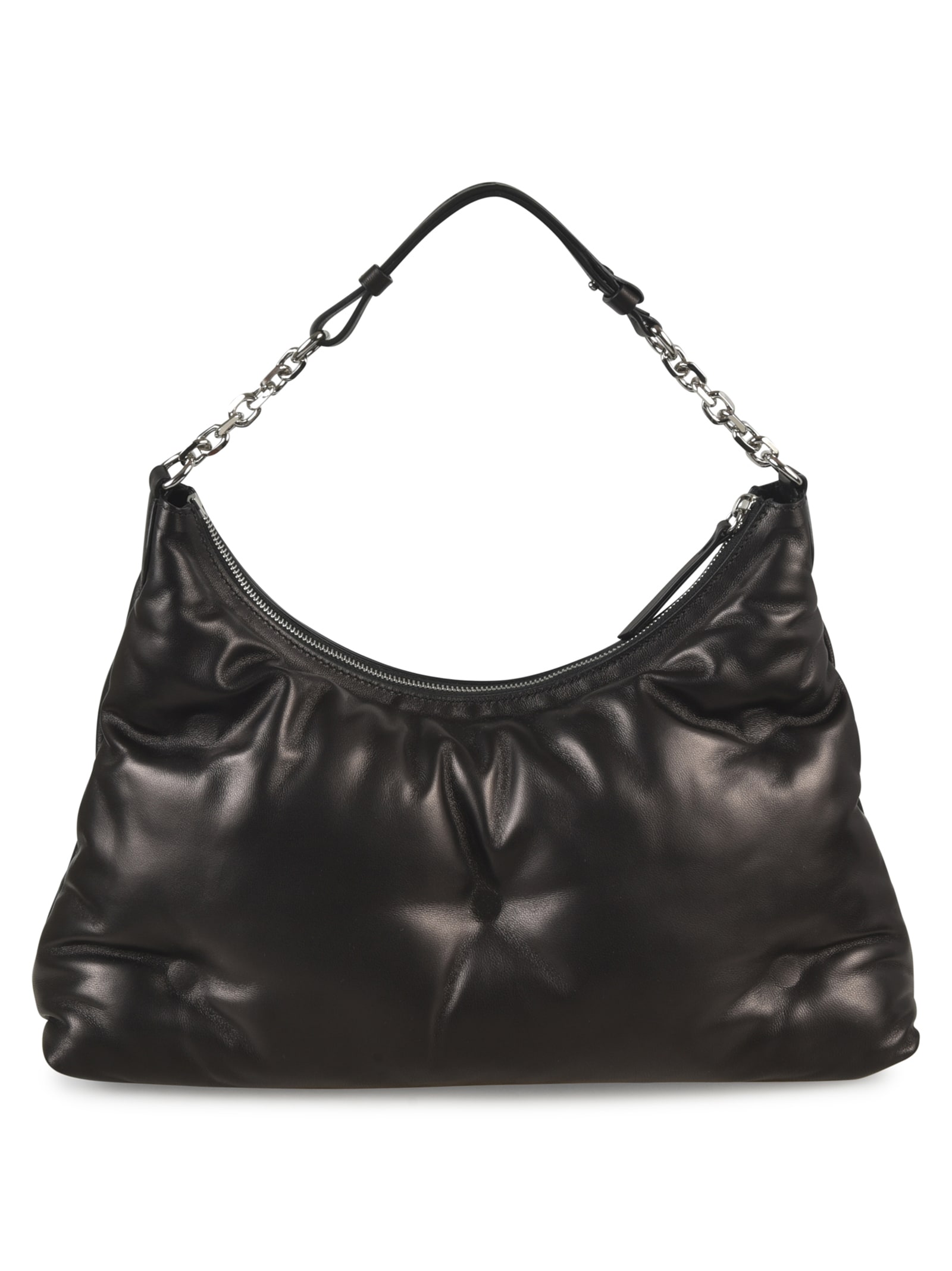 Shop Maison Margiela Medium Glam Slam Shoulder Bag In Black