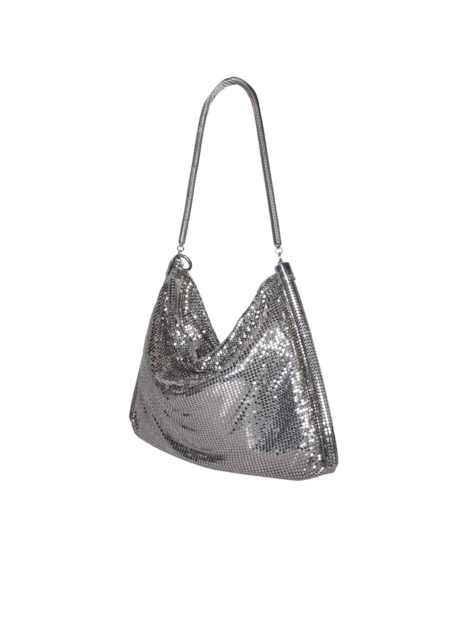 Shop Rabanne Pixel Tube Small Silver Bag In Metallic