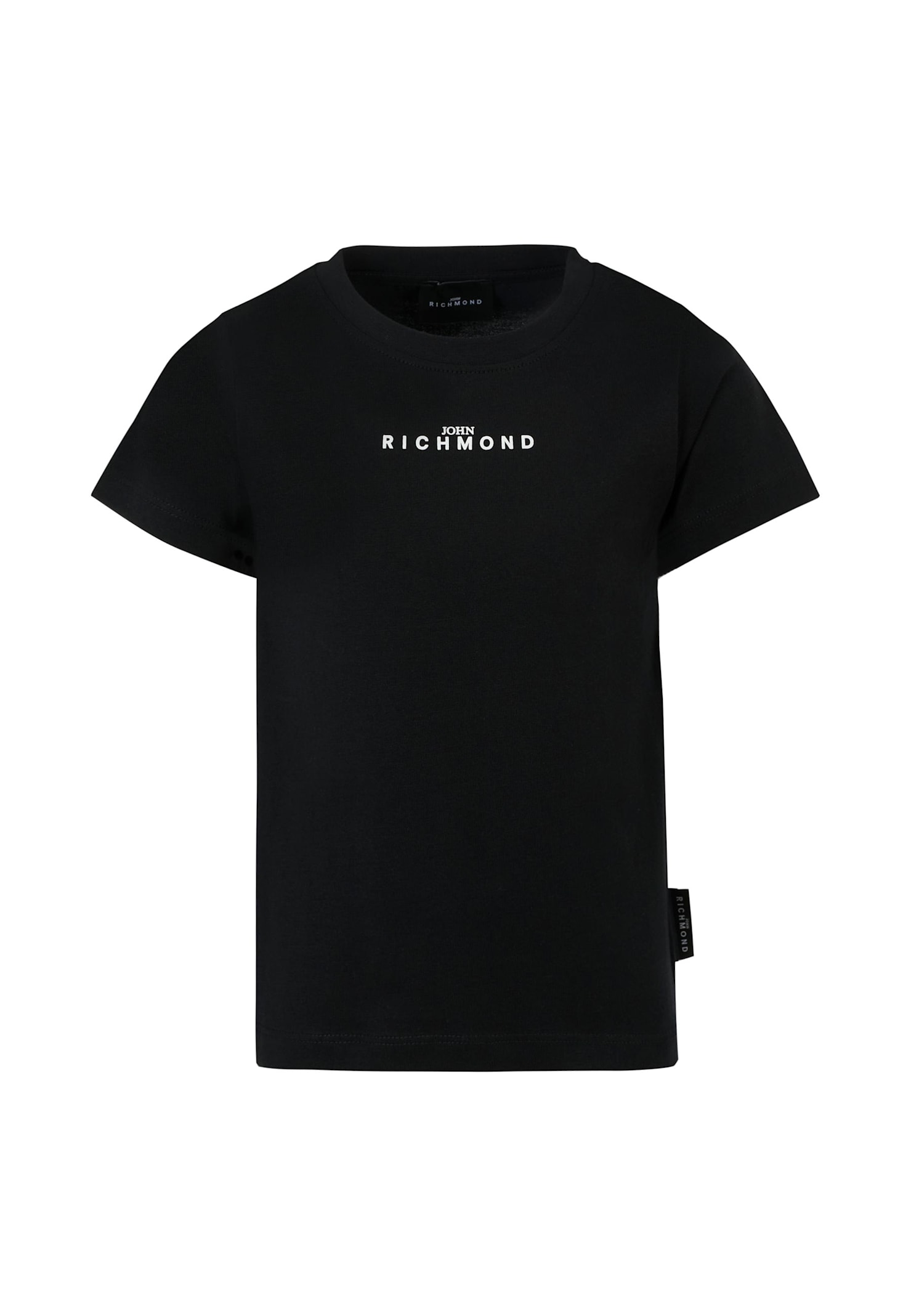 Richmond Black T-shirt For Kids With Logo