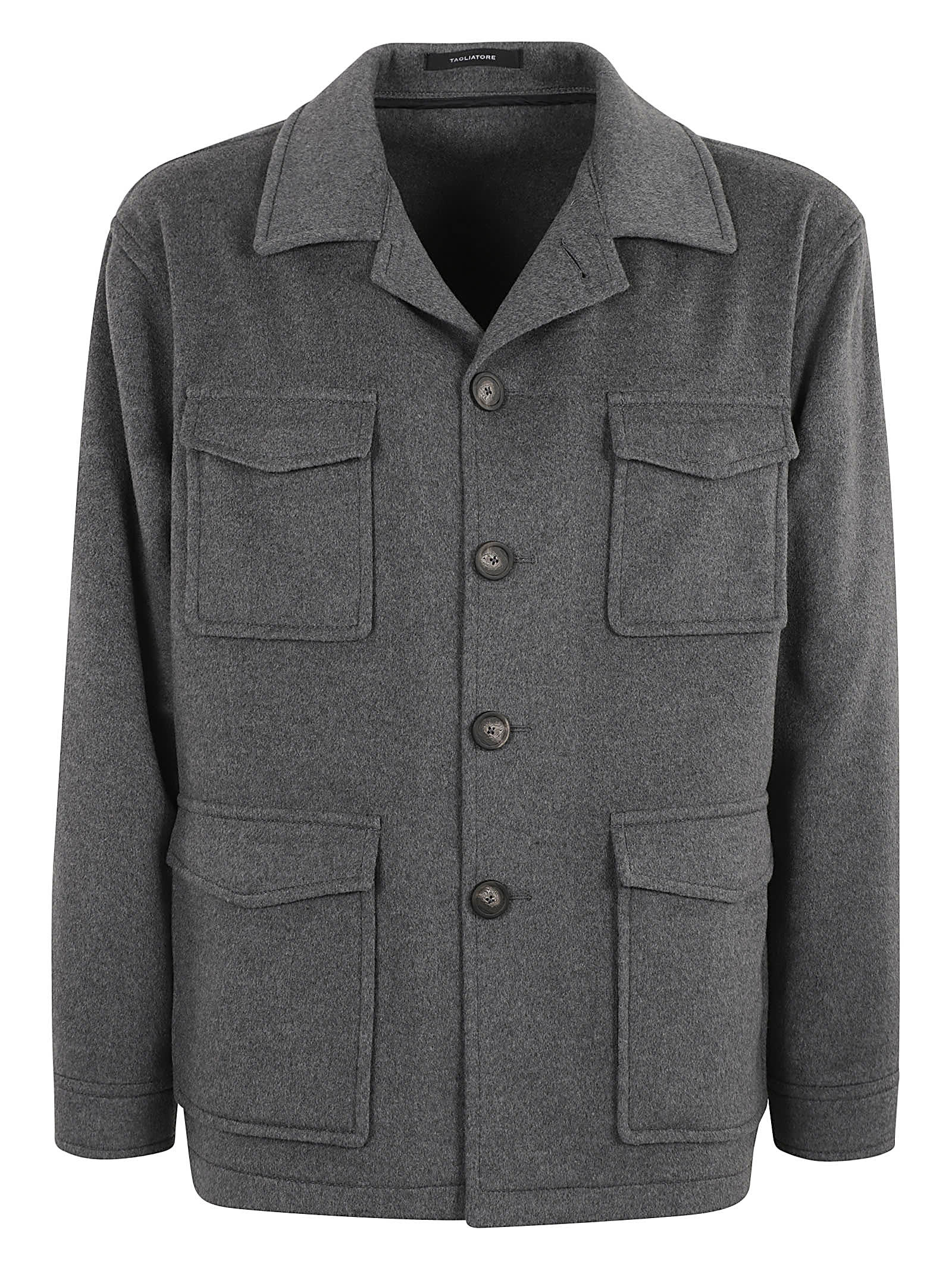 Shop Tagliatore Milton Jacket In Grey