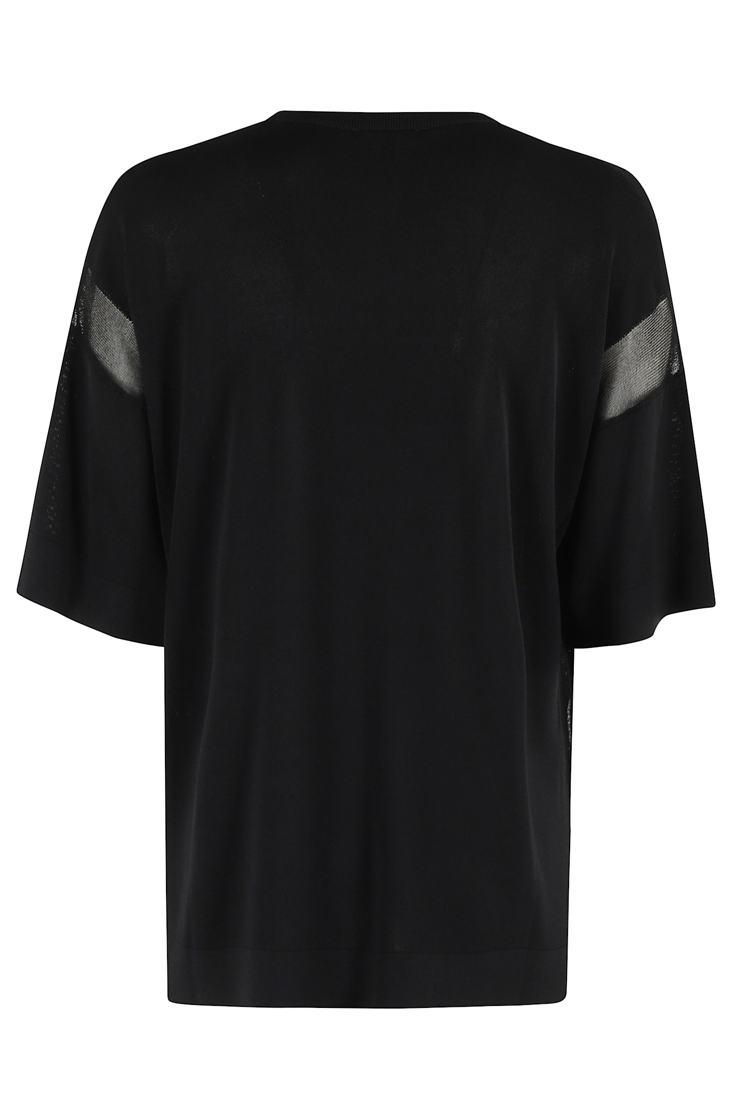 Shop Malo Tshirt In Nero