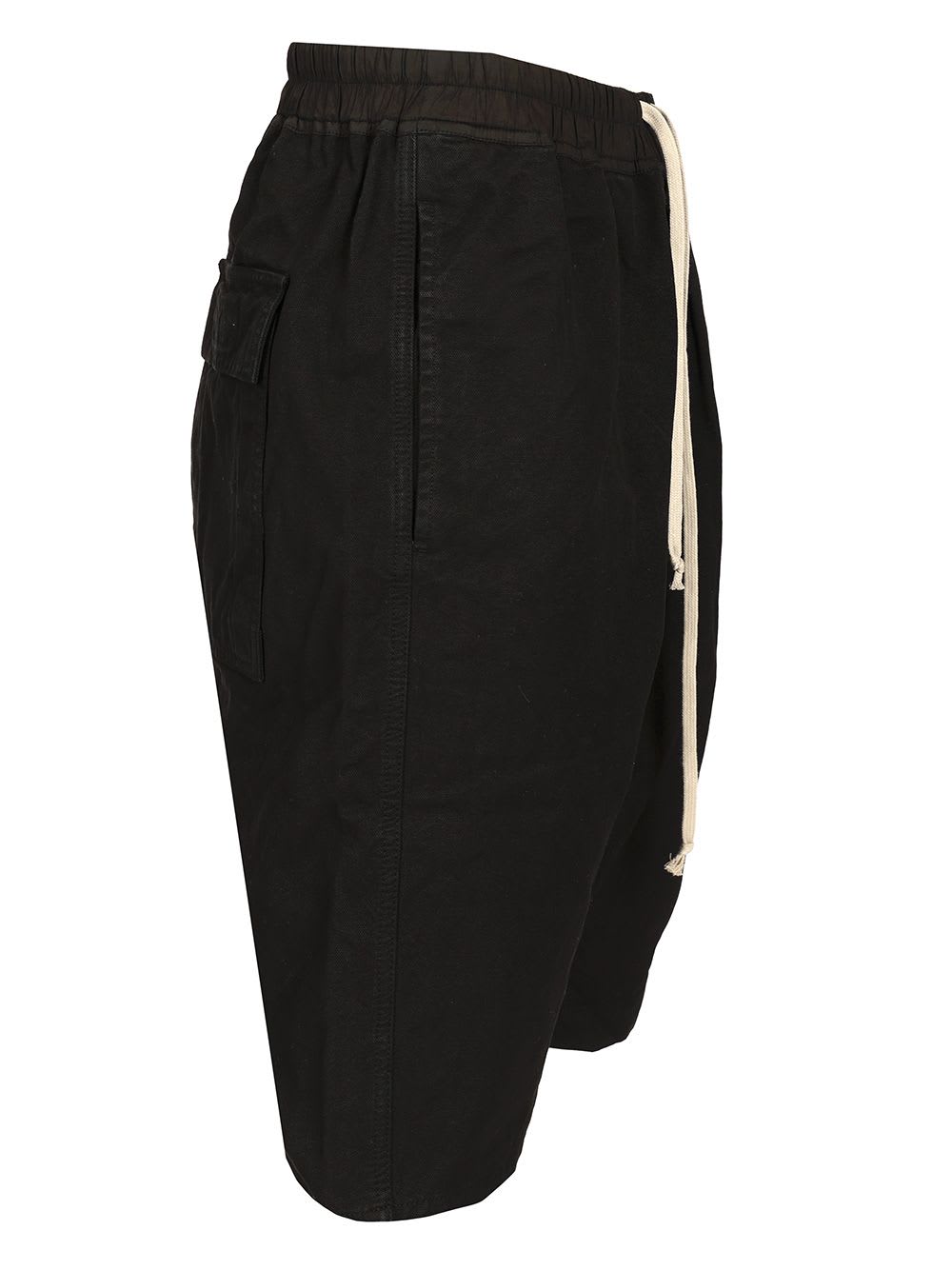 Shop Rick Owens Drkshdw Bermuda Shorts With Drawstring In Black