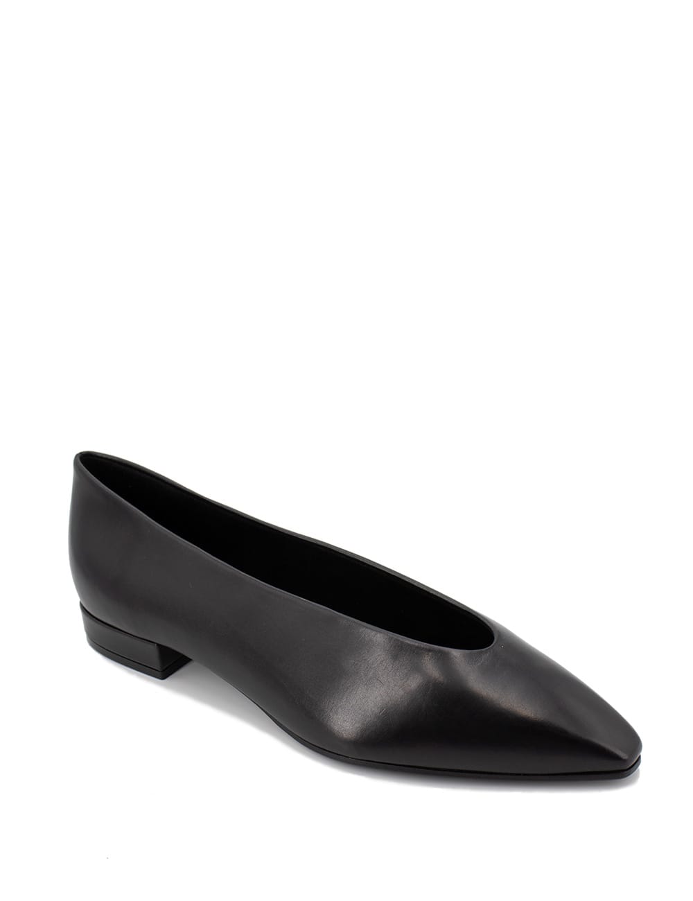 Loro Piana Rebecca Calfskin Ballerina Flats In Black | ModeSens