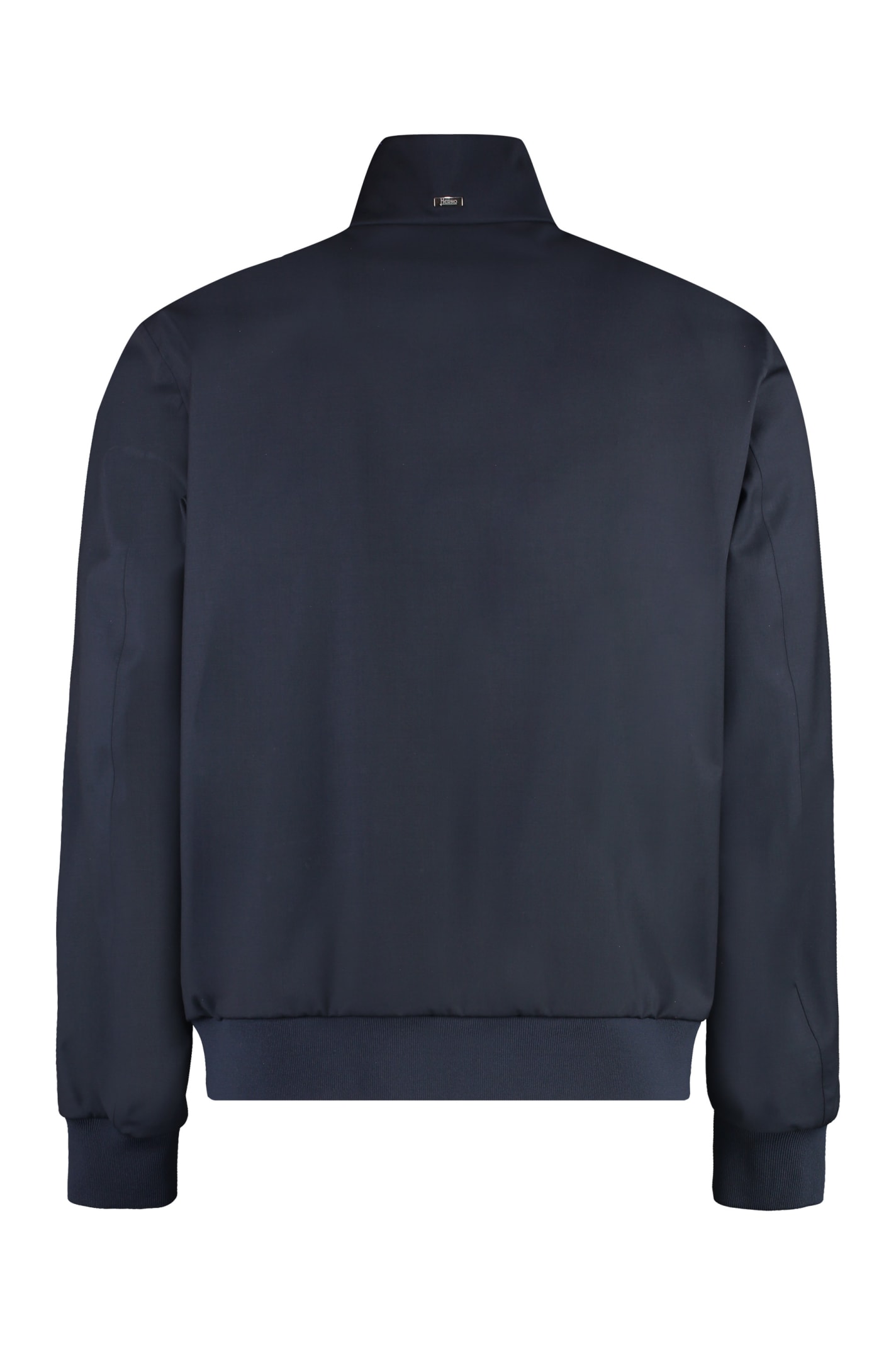 HERNO WOOL ZIPPED JACKET 