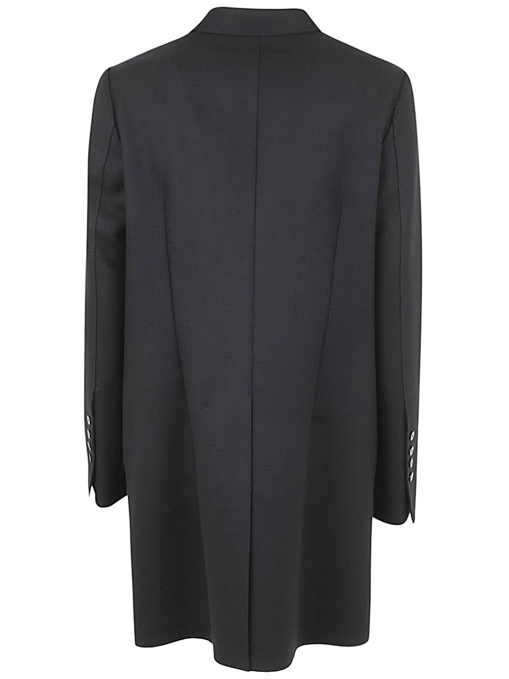 Shop Sapio Panno Short Coat In Black