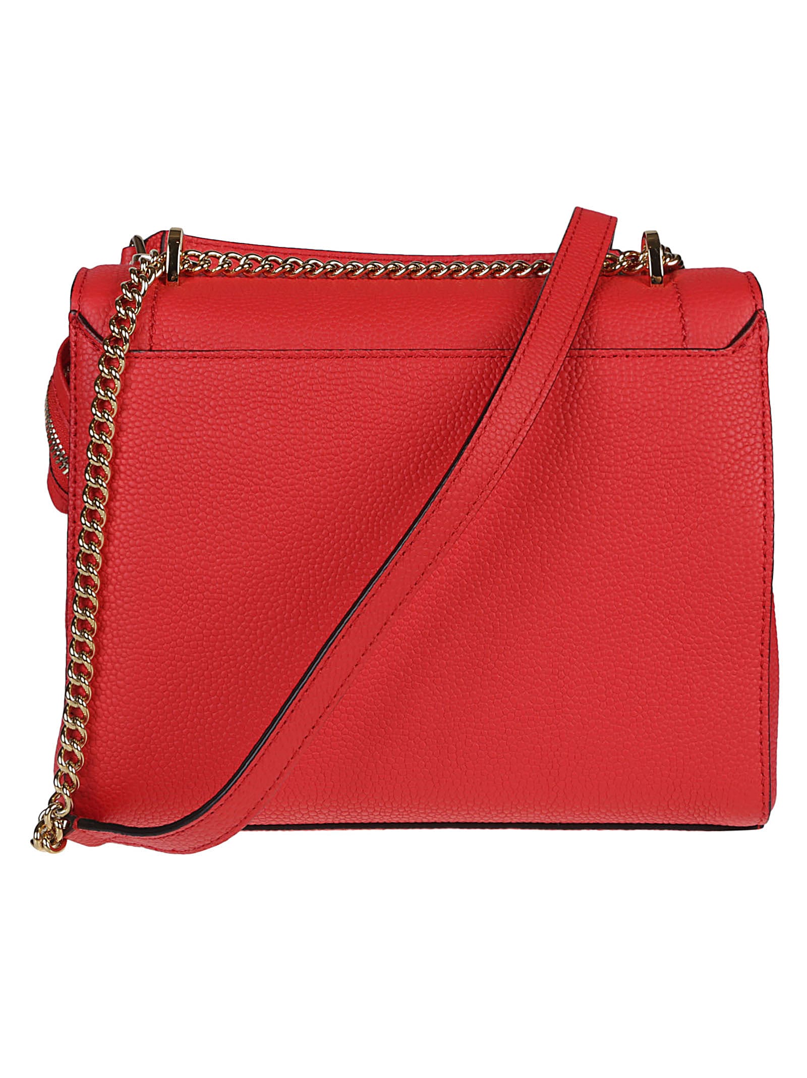 Shop Lancel Ninon Medium Flap Bag In Jq Kiss Red