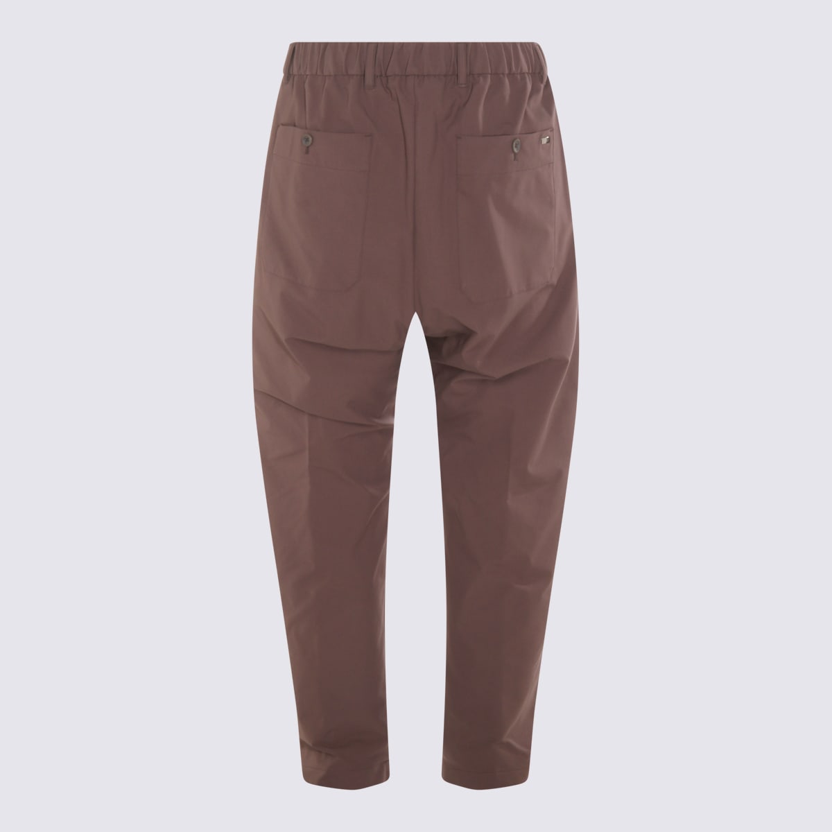 Herno Trousers Blacks And Greys In Brown