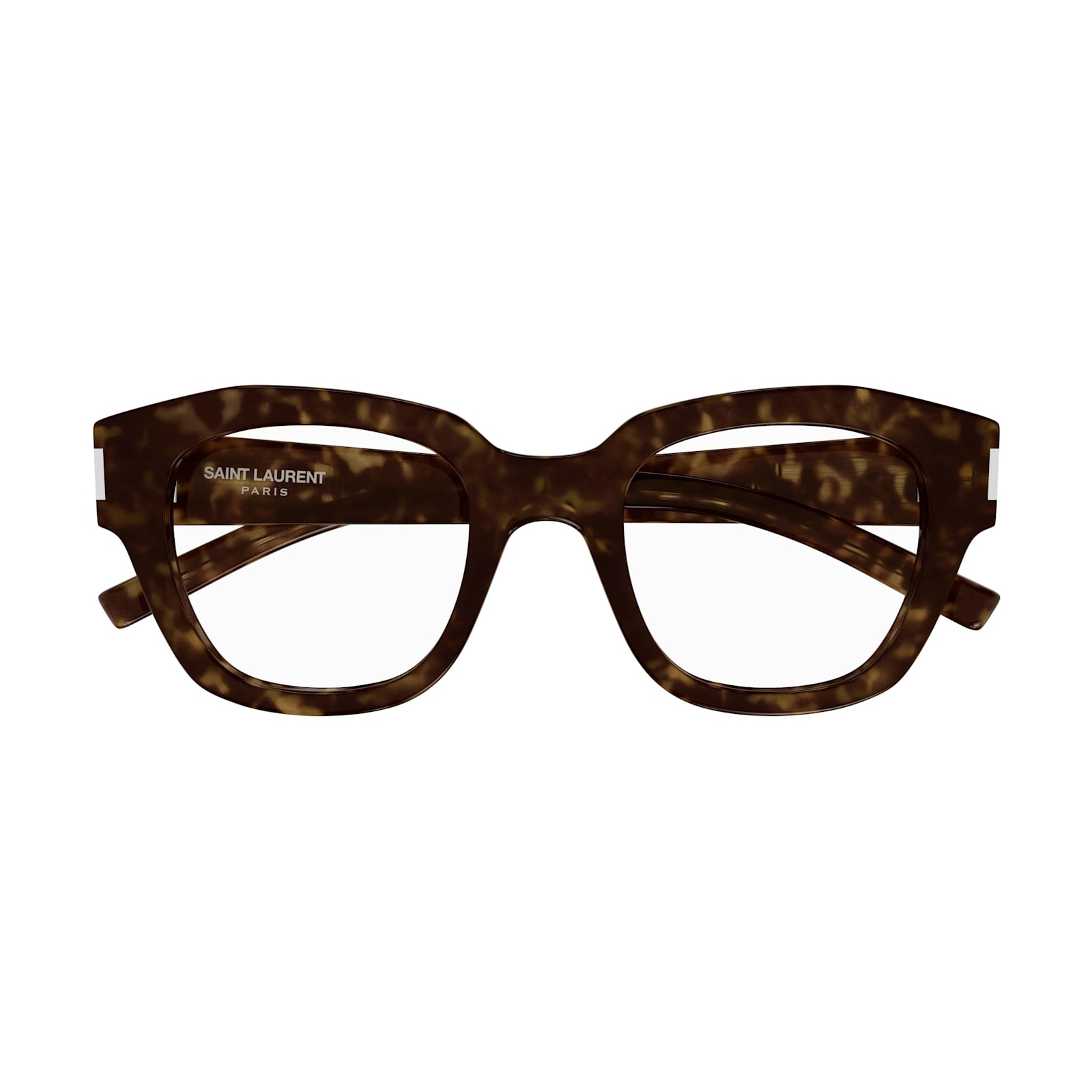 Shop Saint Laurent Glasses In Havana