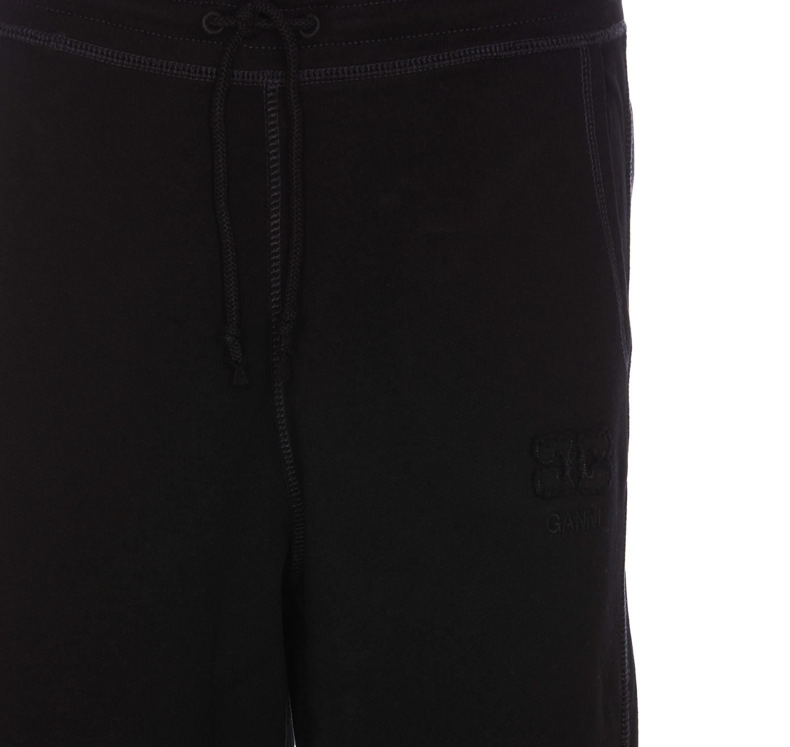 Ganni Isoli Black Sweatpants | ModeSens