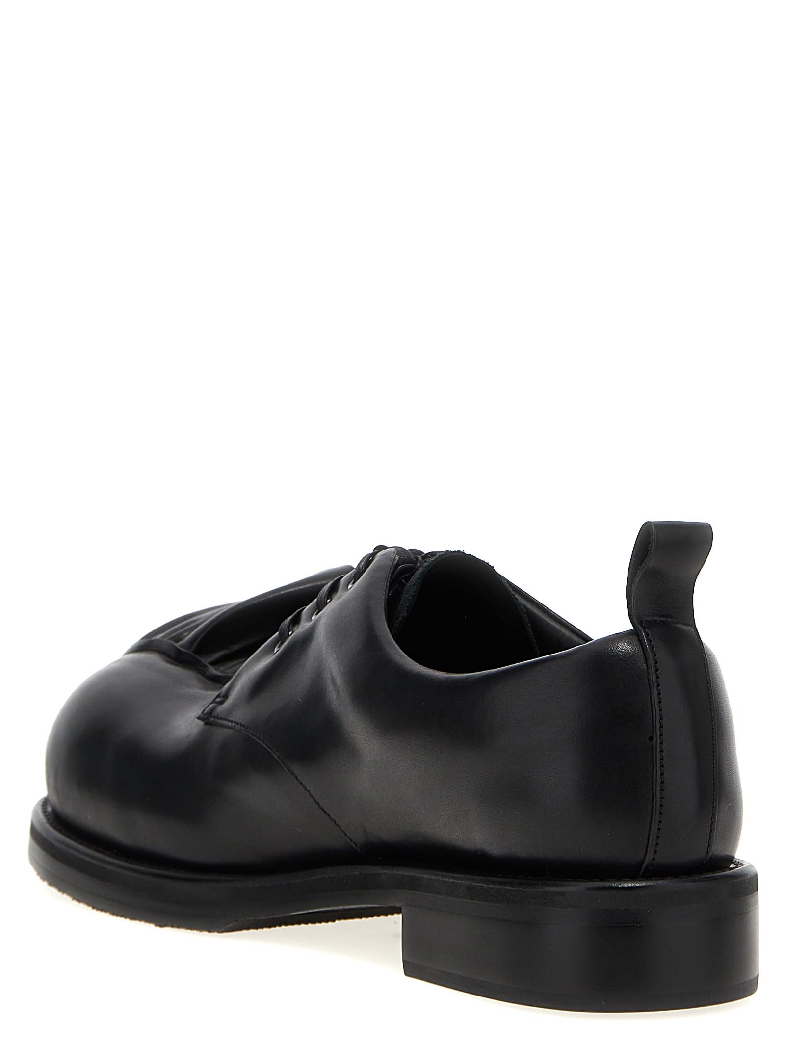 Comme Des Garçons Homme Deux Comme Des Garçons Homme Plus Gaite Kids Love Lace-up Shoes In Black