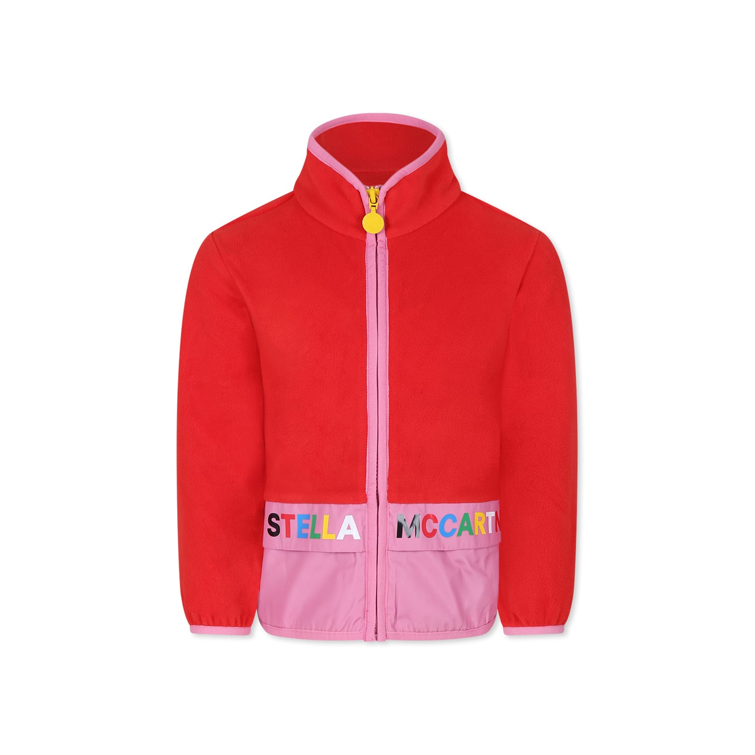 Stella Mccartney Kids' Red Sweatshirt For Girl With Logo