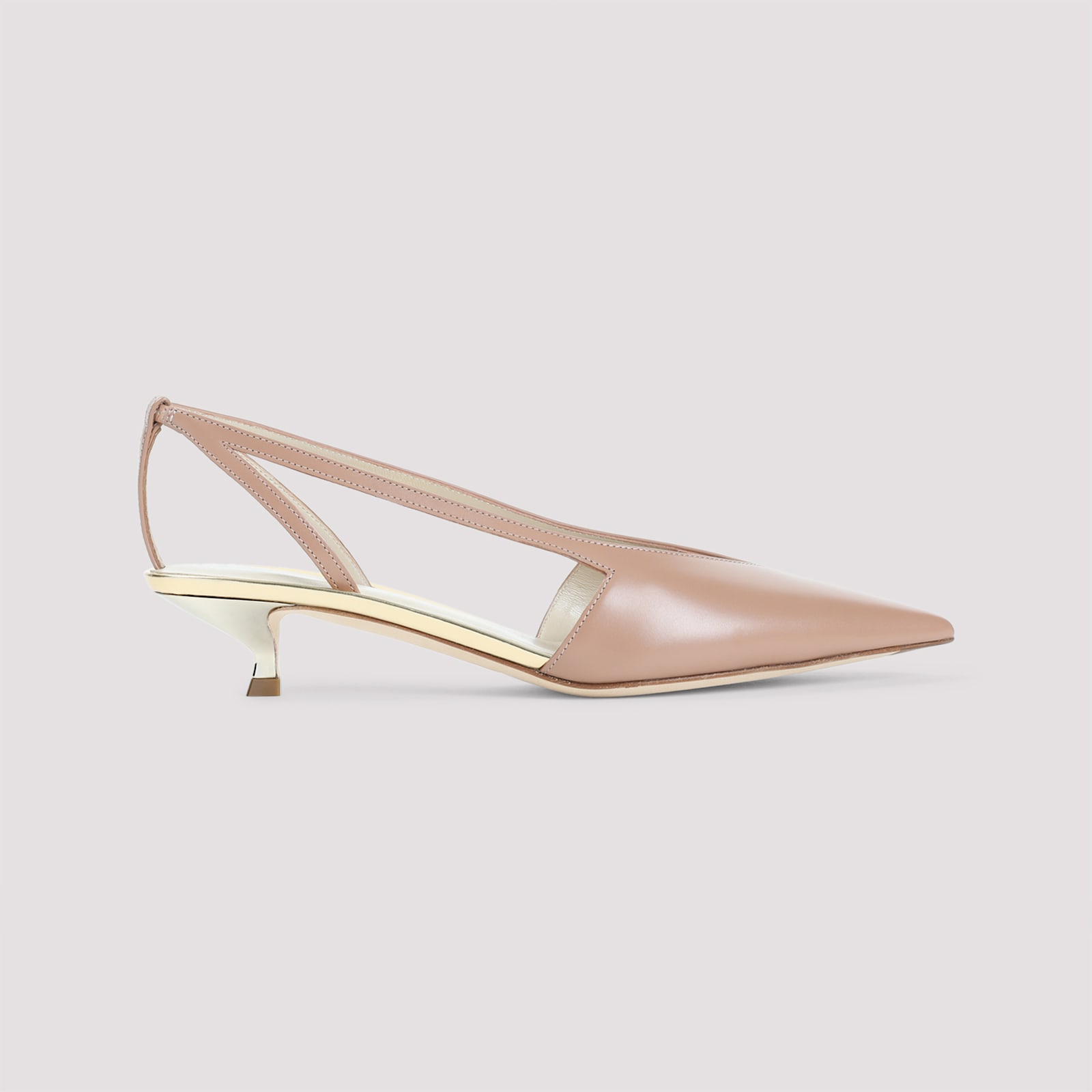 GIORGIO ARMANI CALF LEATHER PUMPS