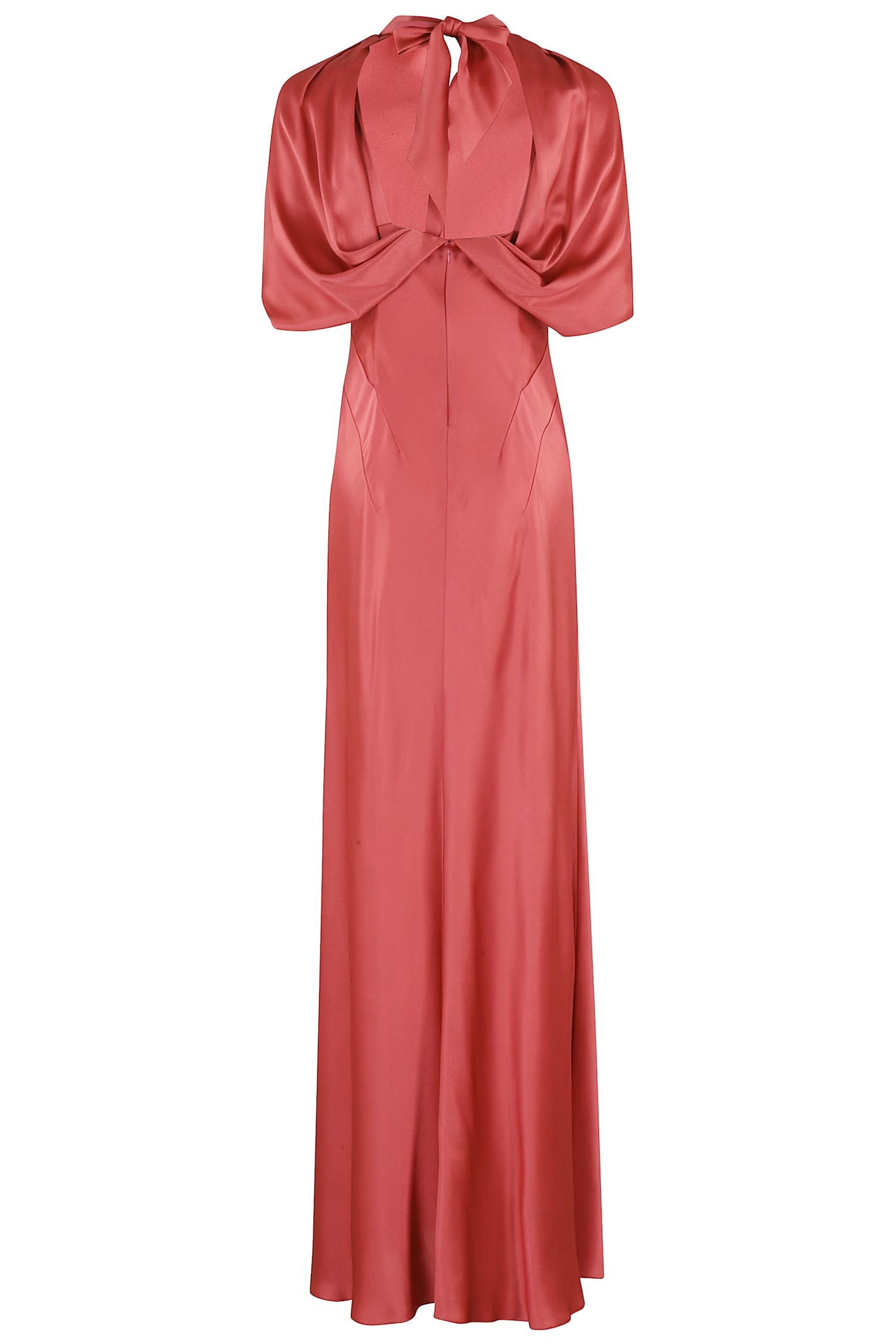 Alberta Ferretti Abito Satin In Viola