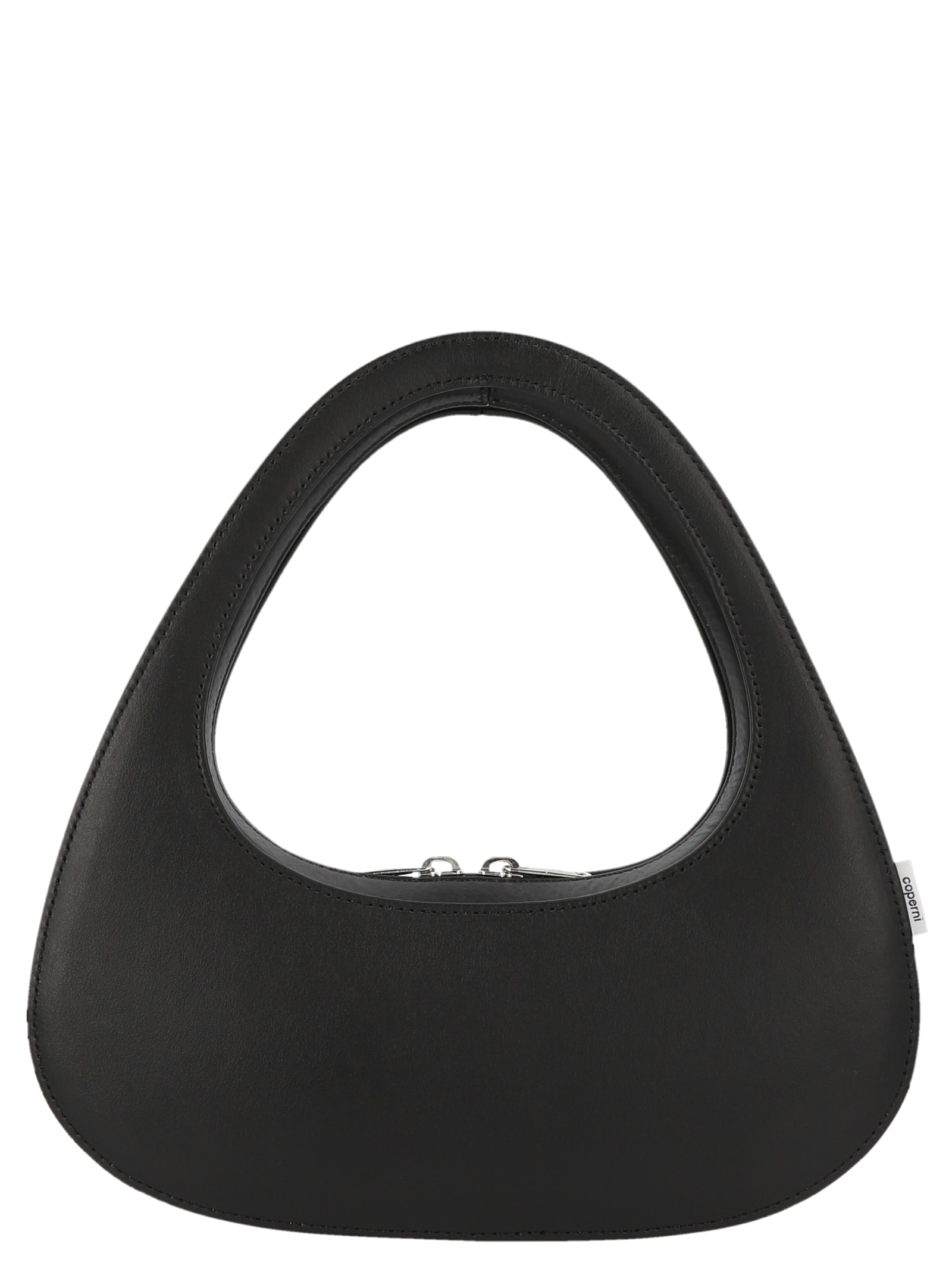 Shop Coperni Baguette Swipe Handbag In Black