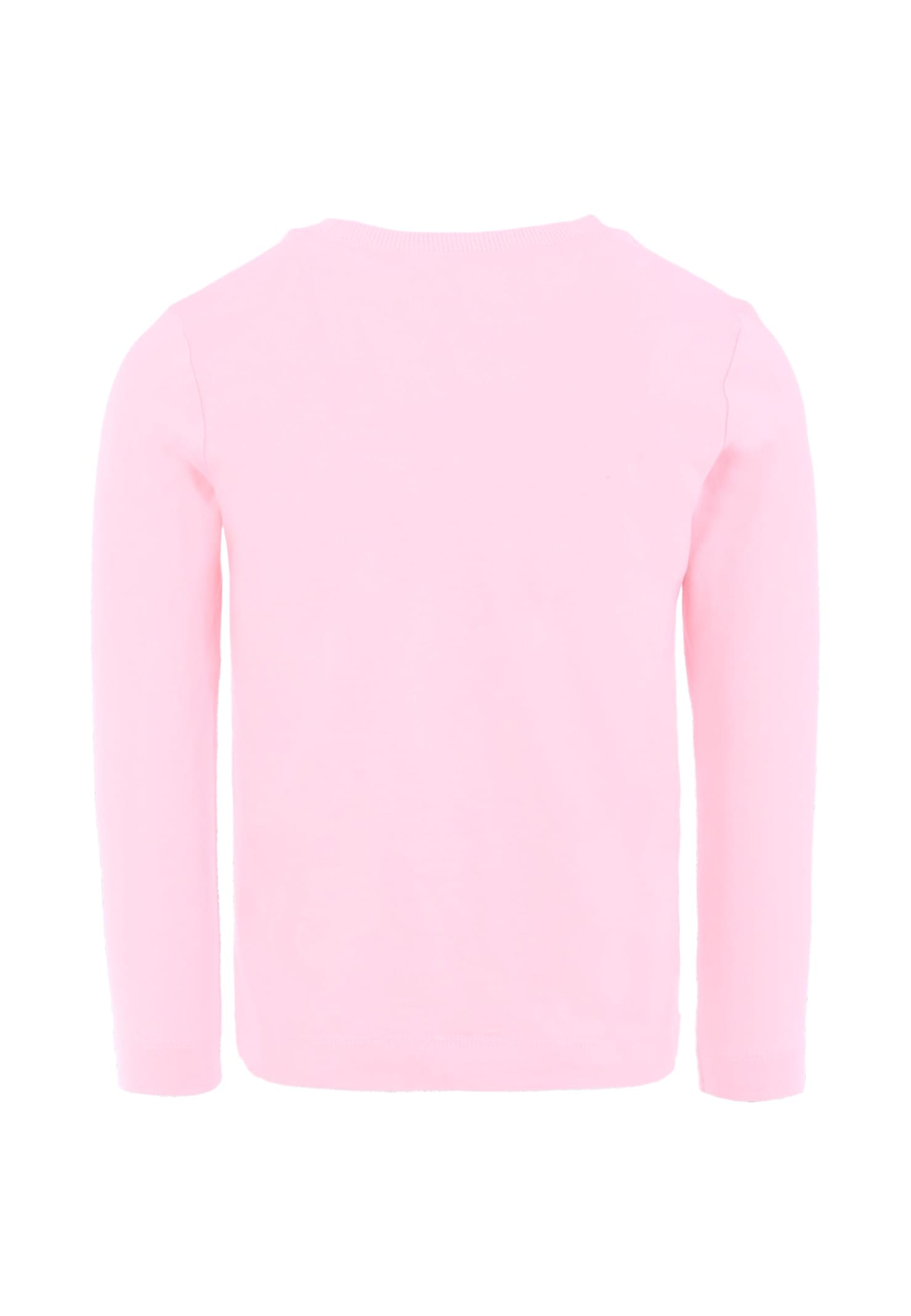 Moschino Pink T-shirt For Girl With Teddy Bear In Pink