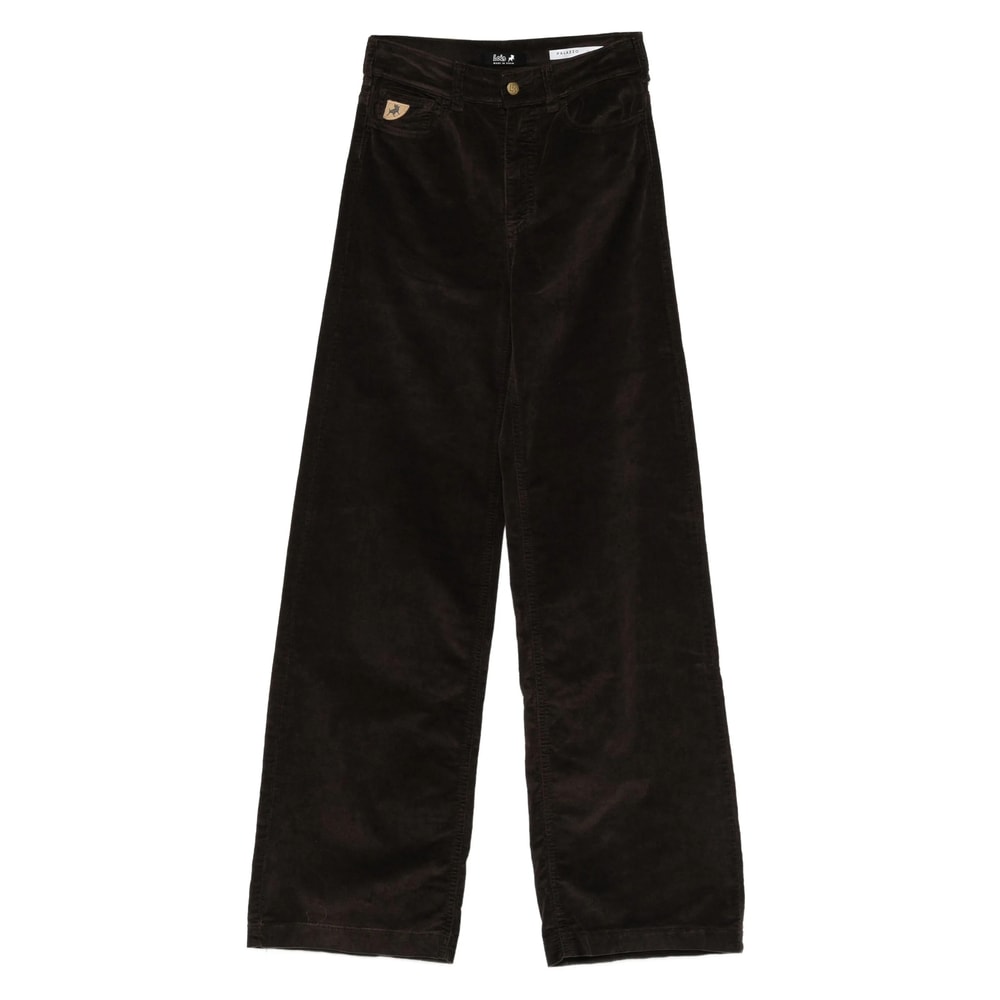 Lois Brown Cotton Jeans In Black