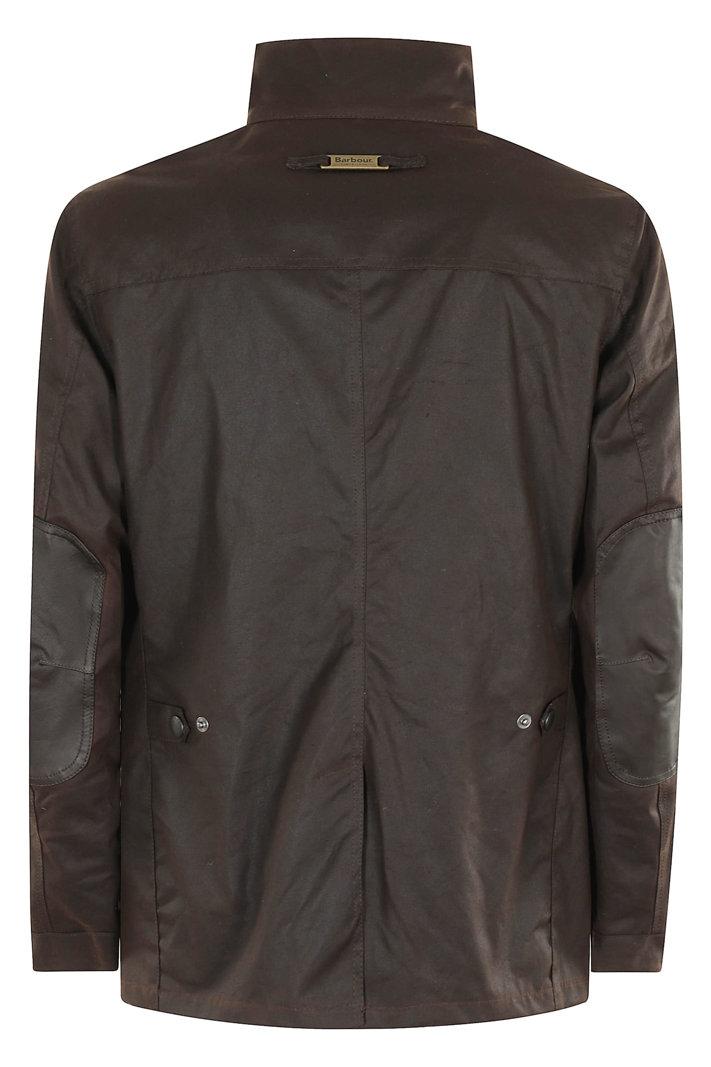 Barbour Ogston Wax Jacket In Brown