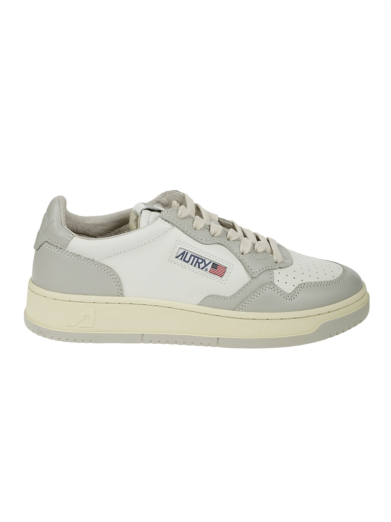 Autry Low-top Lace-up Trainers In White Vapor