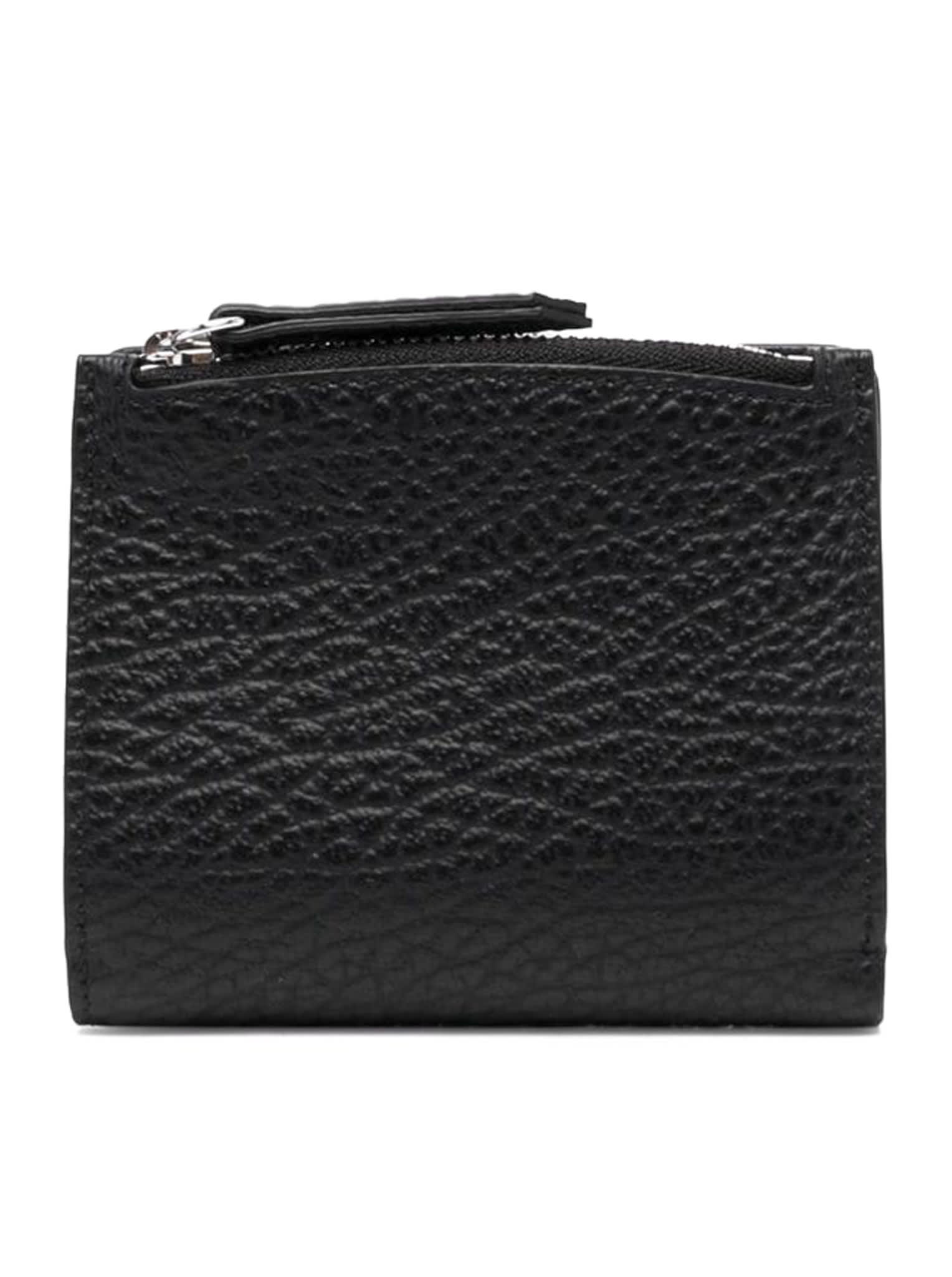 Maison Margiela Wallet Flip Flap Small In Black | ModeSens