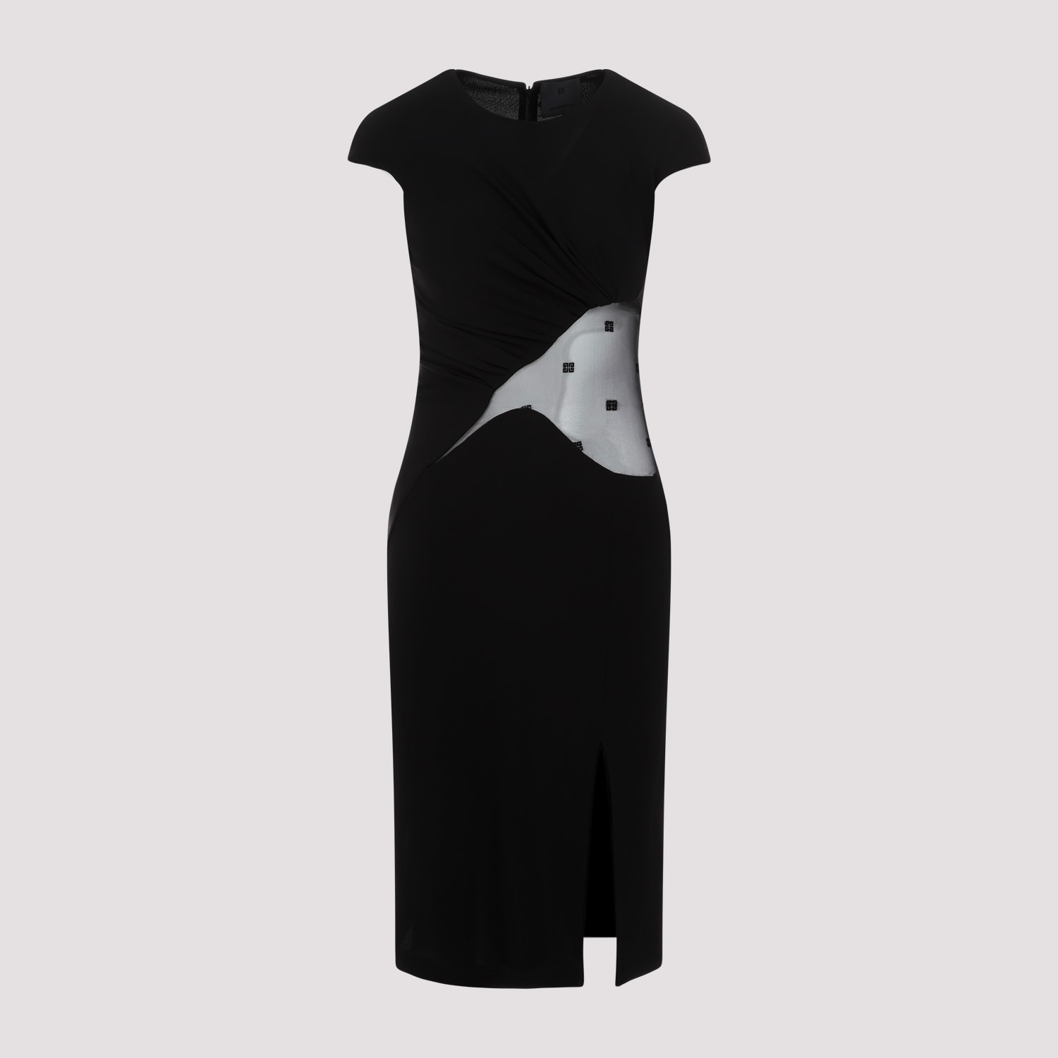 Shop Givenchy Viscose Dress In Black