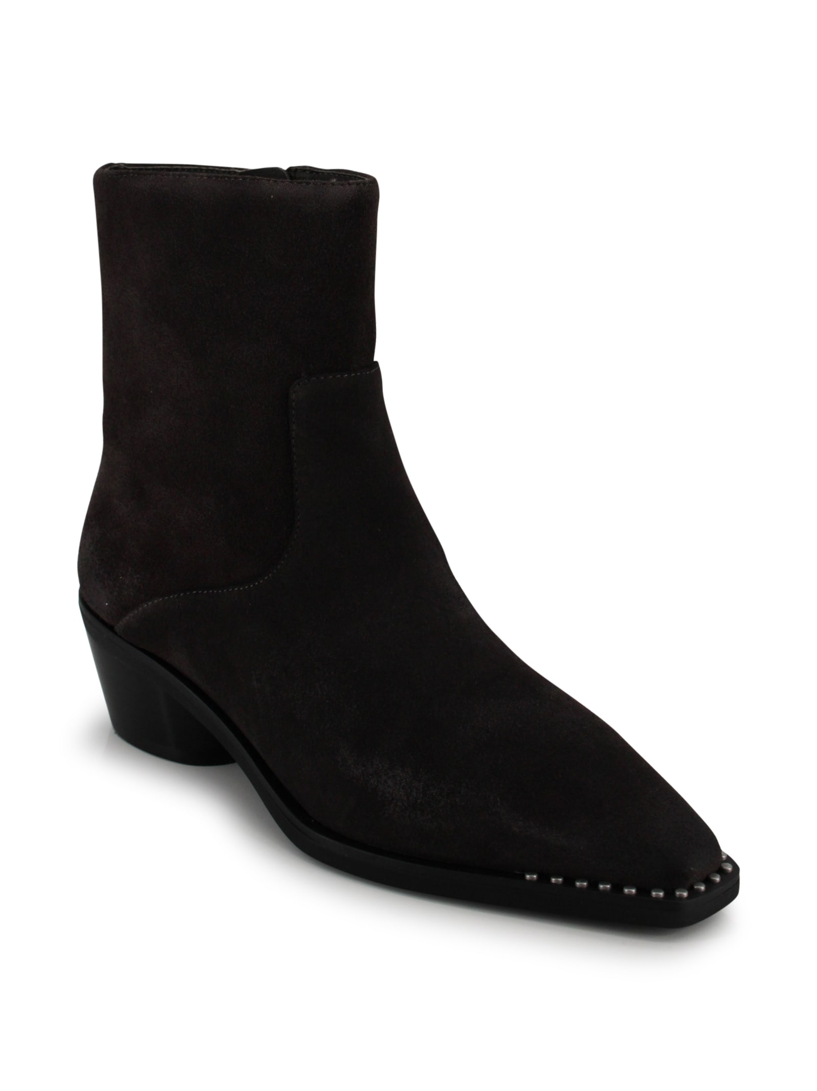 Ash Suede Ankle Boots. In Brown