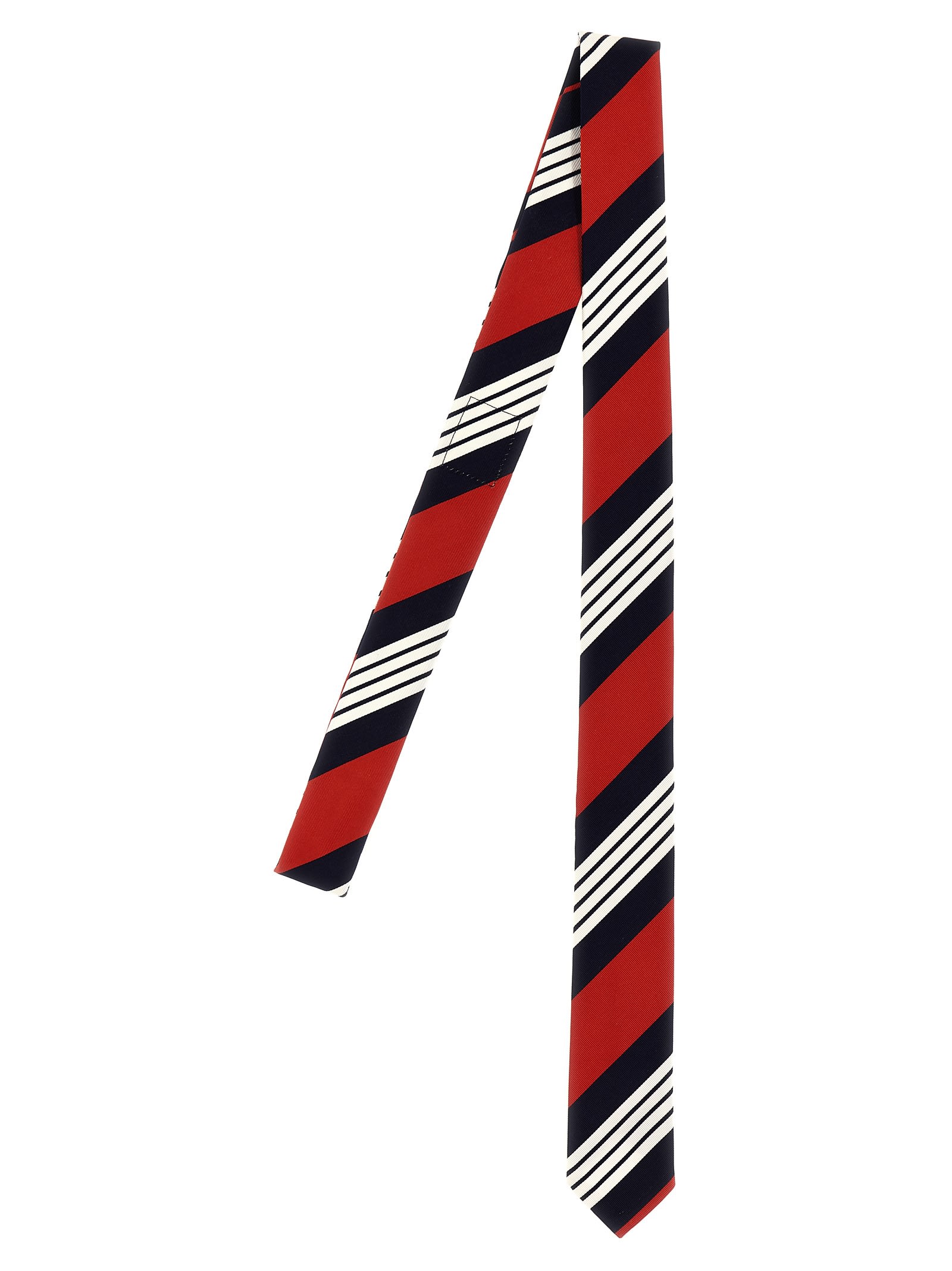 Shop Thom Browne 4bar Tie In Multicolor