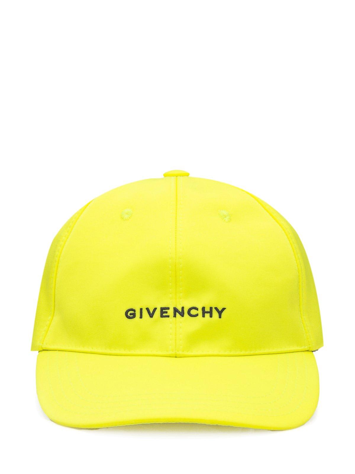 Givenchy 4g Logo Embroidered Baseball Cap In Dark Yellow