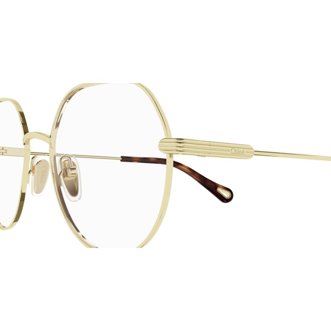Chloé Ch0137o005 Gold Gold Transparent In Gold
