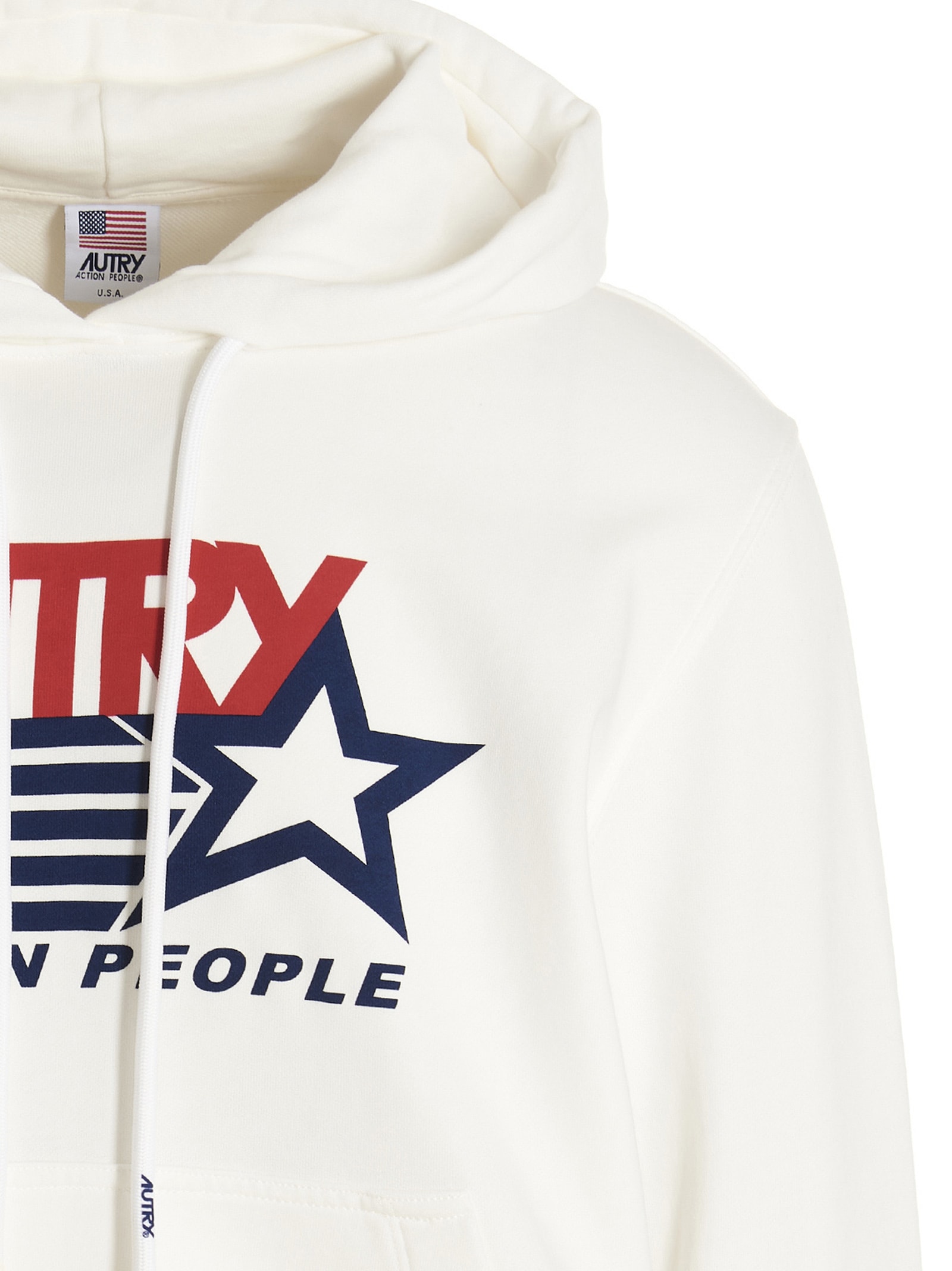 Shop Autry Logo Hoodie In White