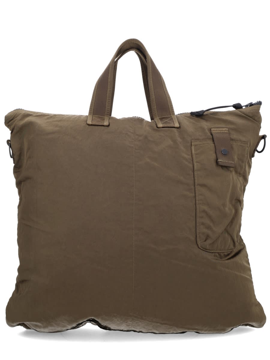 C.p. Company C.p.company Green Polyamide Shoulder Bag In Brown