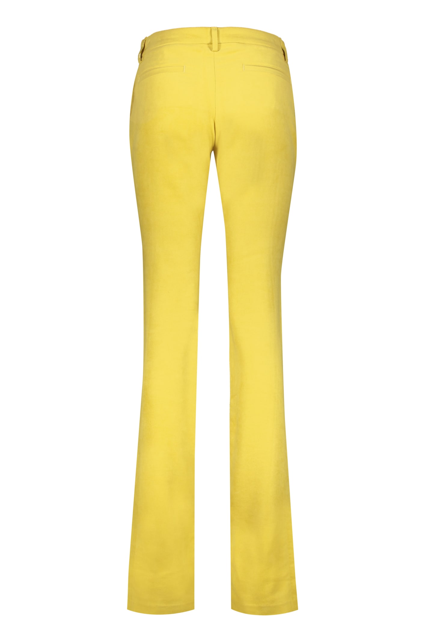 Shop Missoni Straight-leg Trousers In Mustard