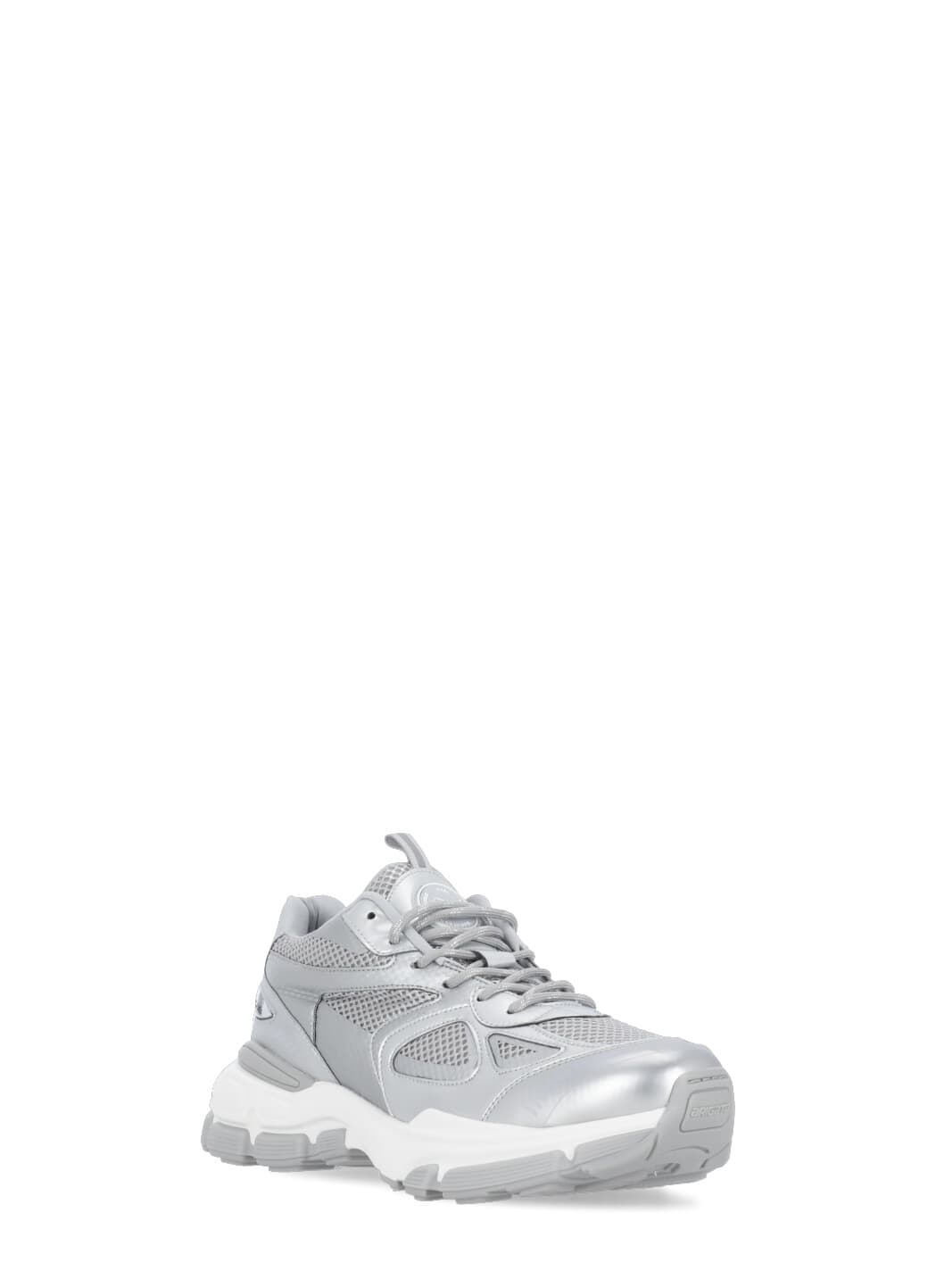 Shop Axel Arigato Marathon Neo Runner Sneakers In Silver