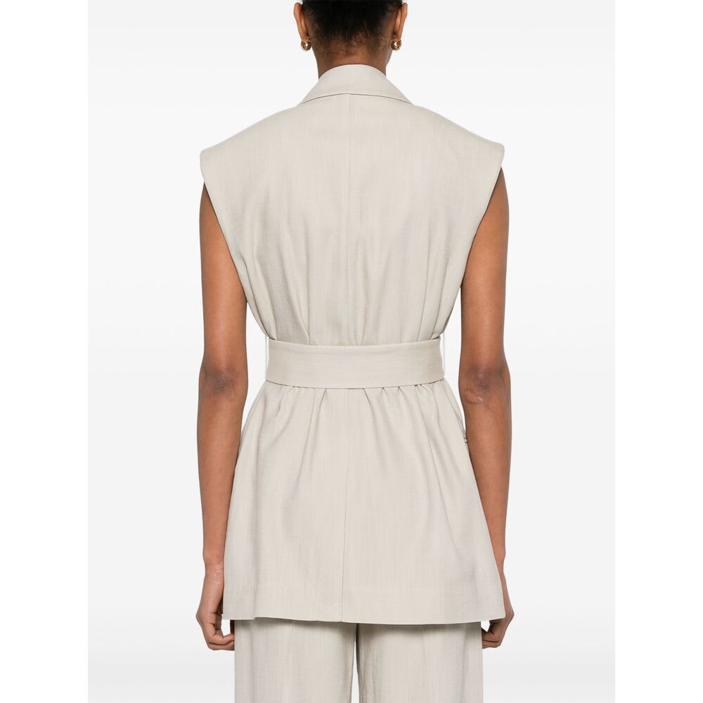 Camilla And Marc Waistcoat In Neutral
