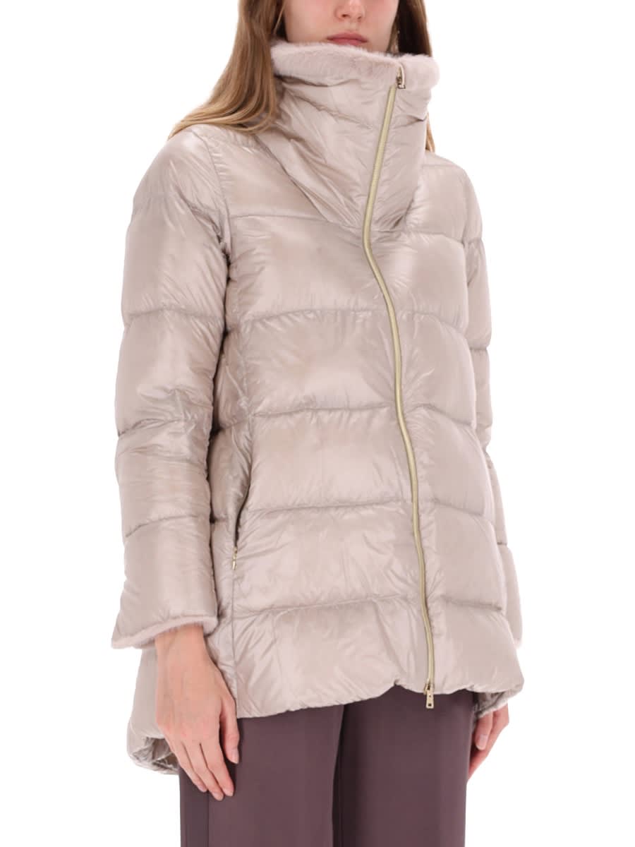 Herno Down Jacket A-shape In Pink