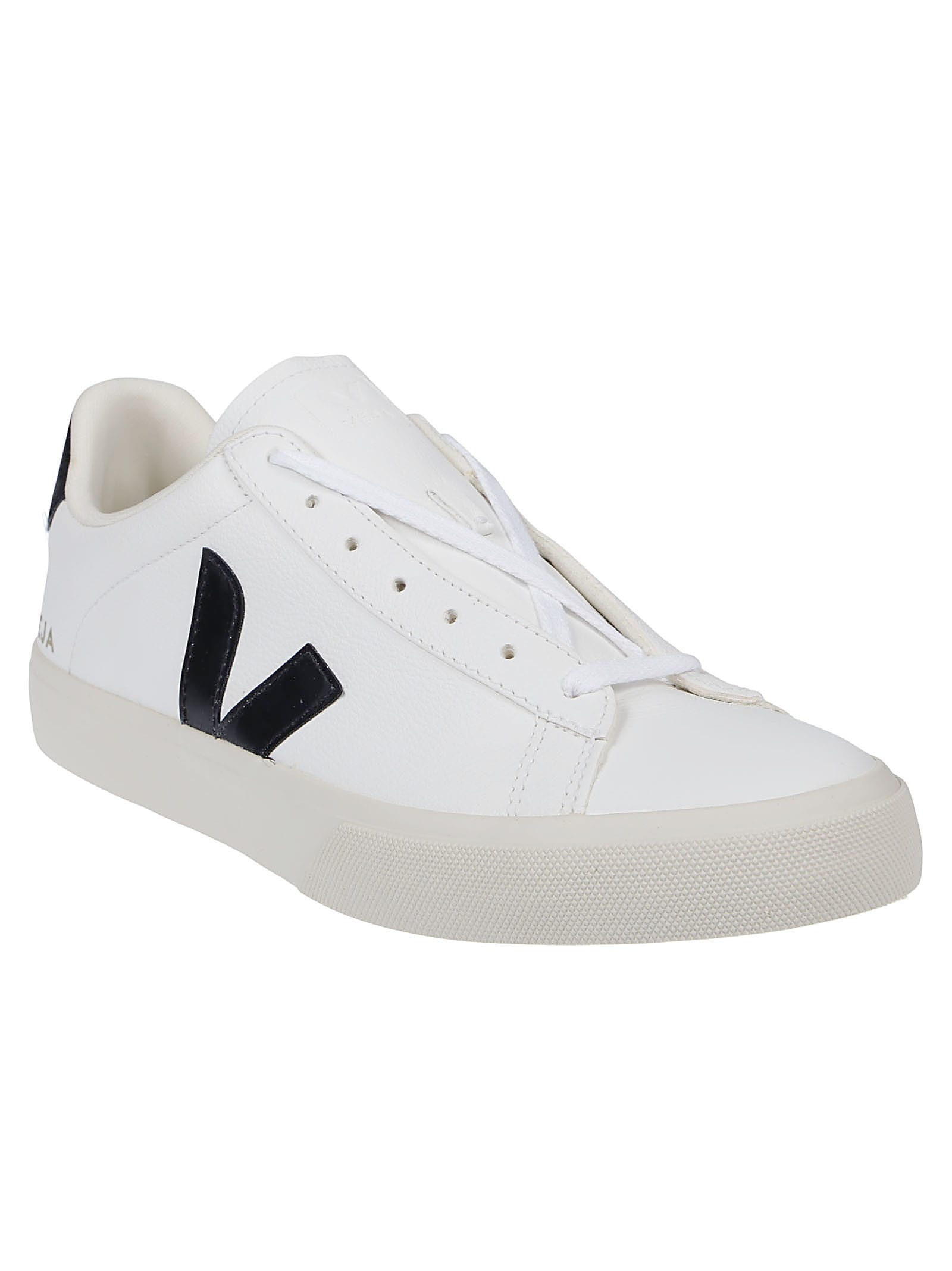 Veja Low Top Sneakers With Contrast Heel Tab In Animal Print