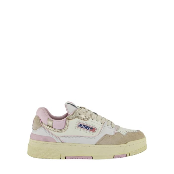 Shop Autry Clc Low Sneakers In Pink