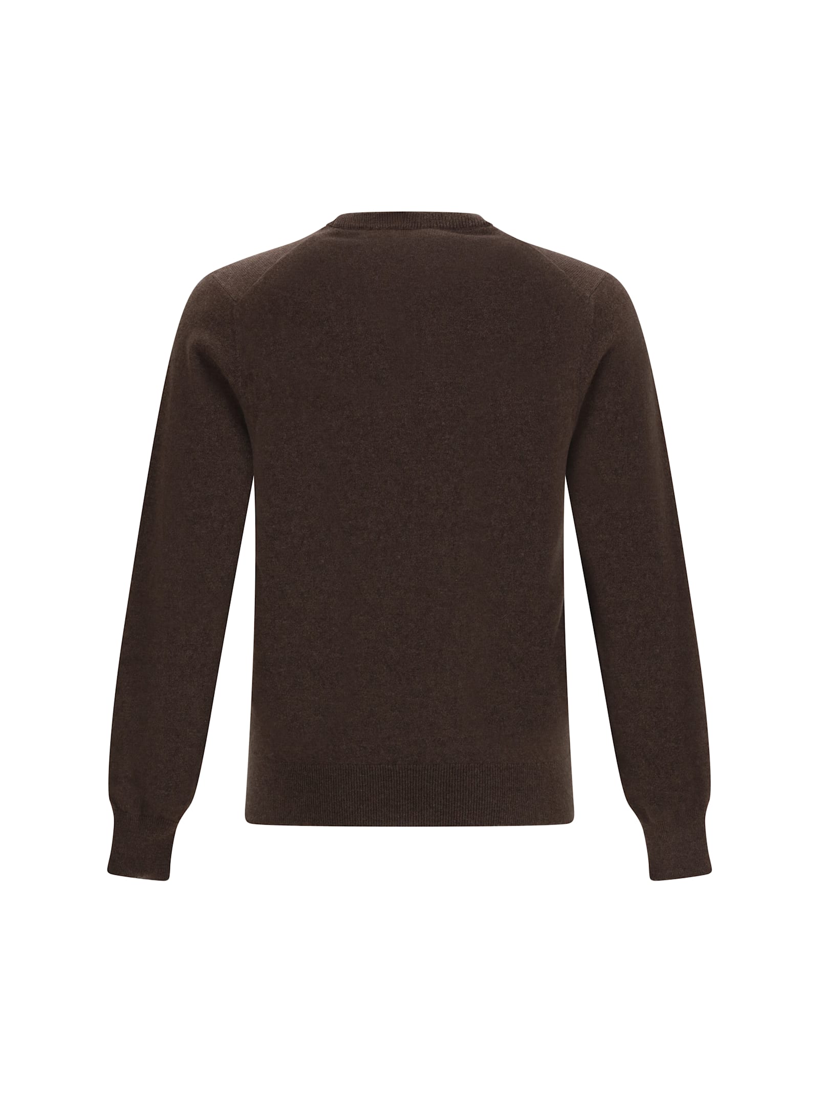 Cruciani Crew-neck Long-sleeves Sweater In Brown